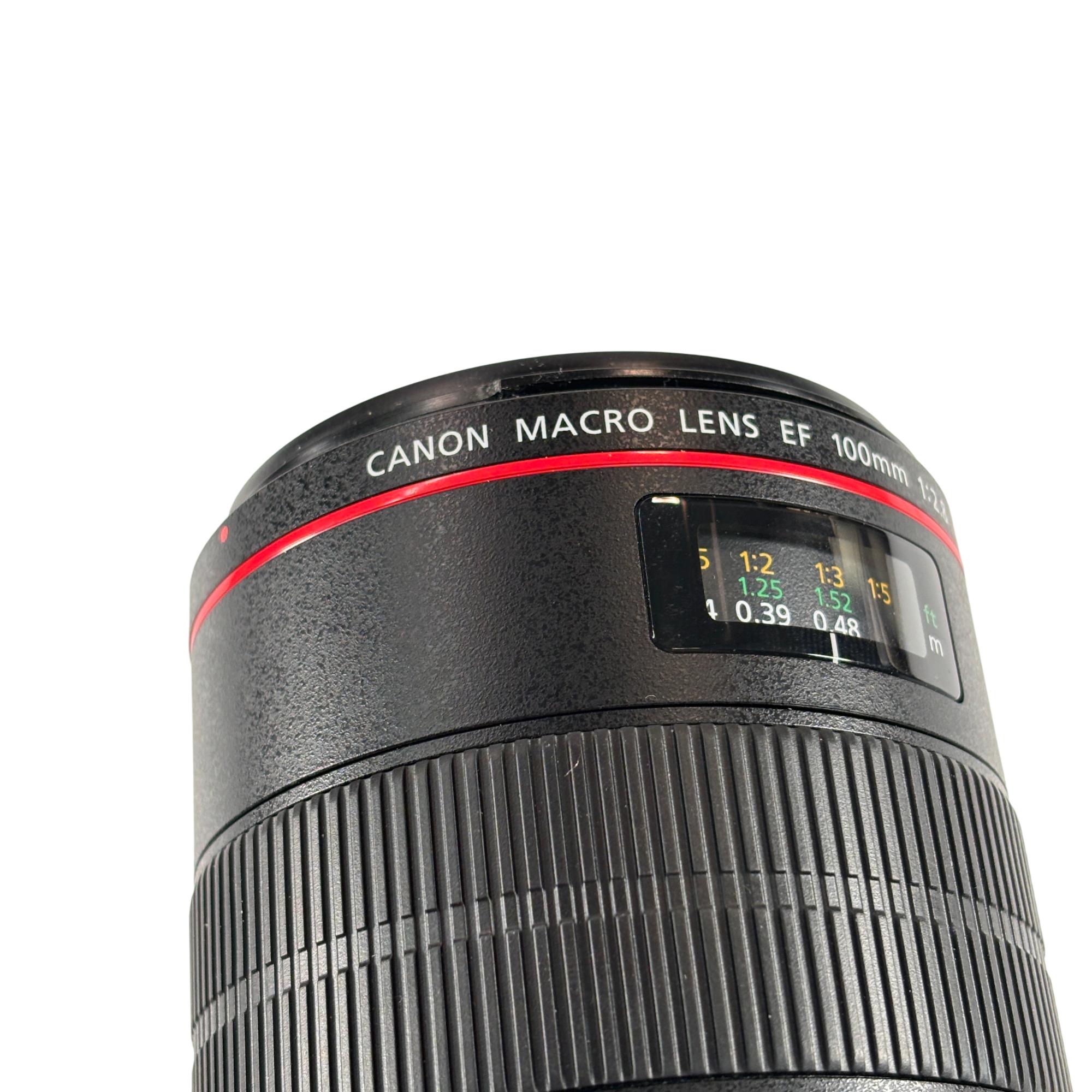 Canon EF 100mm f/2.8L IS USM Image Stabilizer Ultrasonic Macro