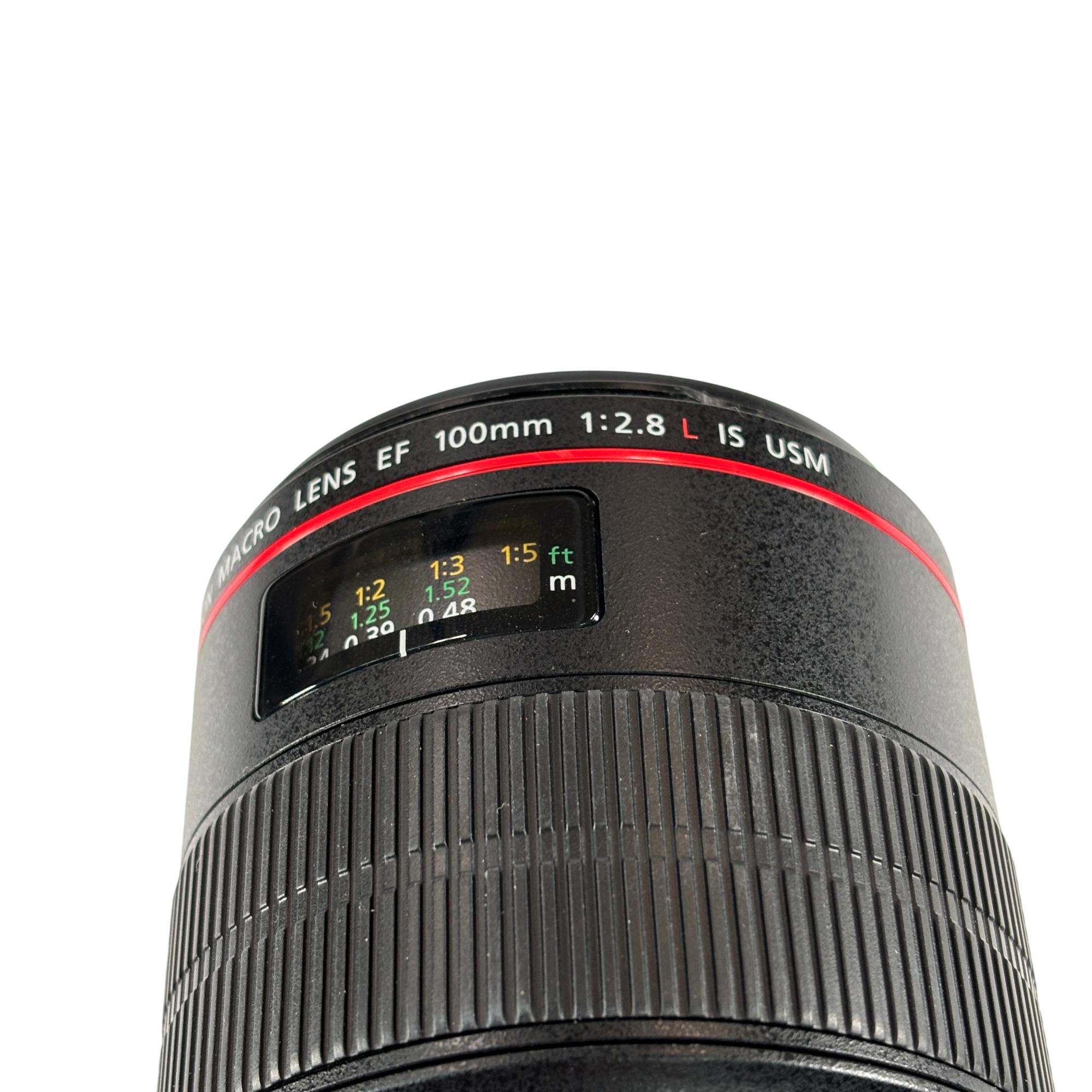 Canon EF 100mm f/2.8L IS USM Image Stabilizer Ultrasonic Macro