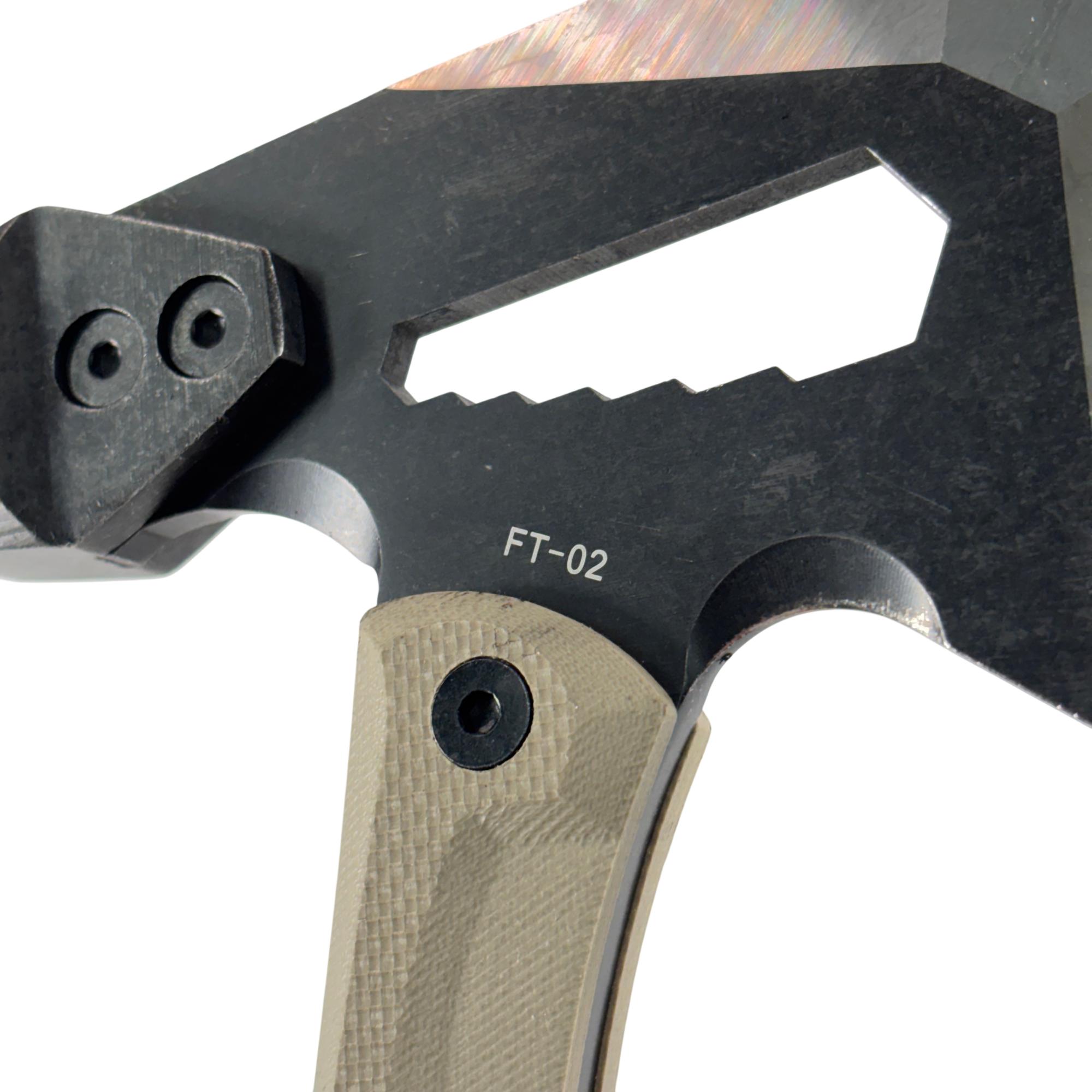 HX Outdoors Mercenaries FT-02 Full-Tang Tactical Axe