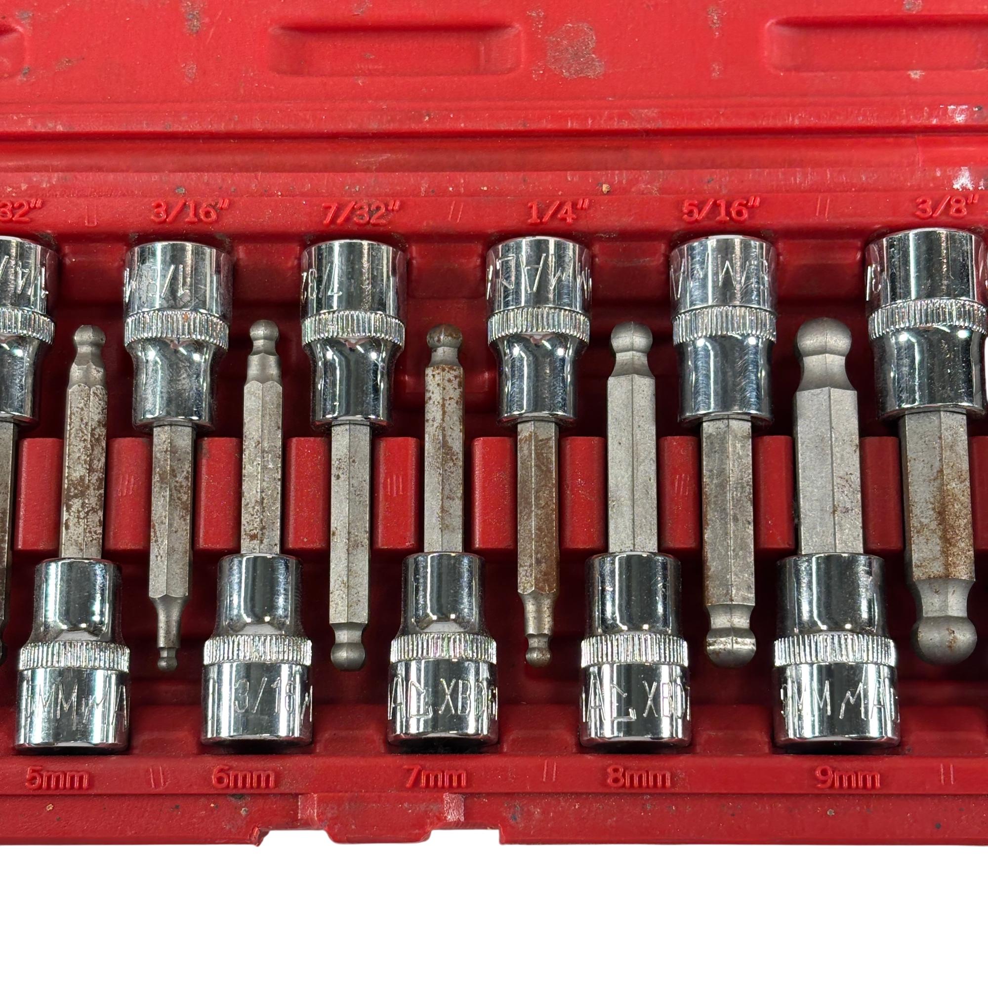 Mac Tools 14-Piece 3/8" Drive SAE/Metric Speed Hex Bit Set