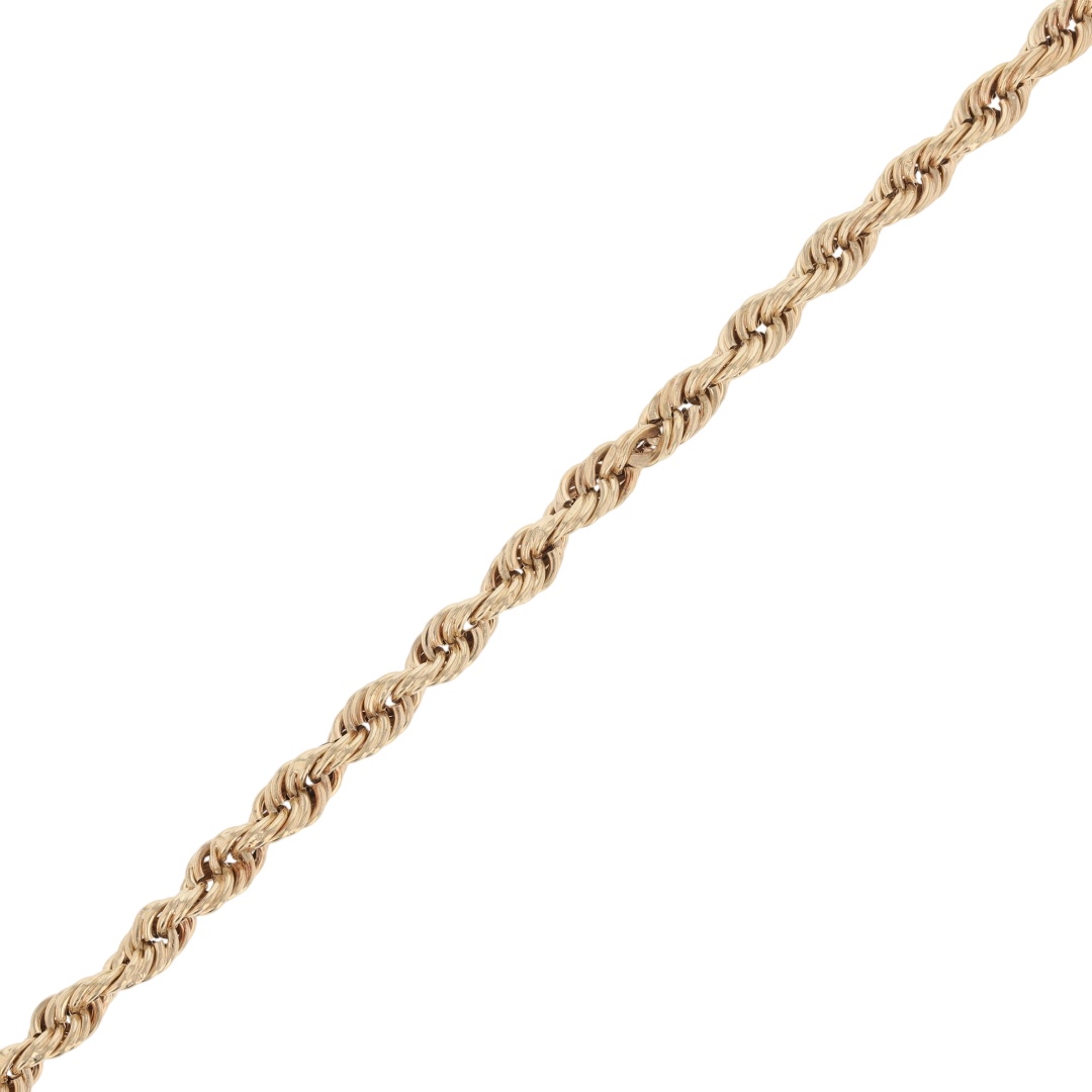 Types Rope Link Chain 4.2mm Hollow Rope Link Chain 7.5