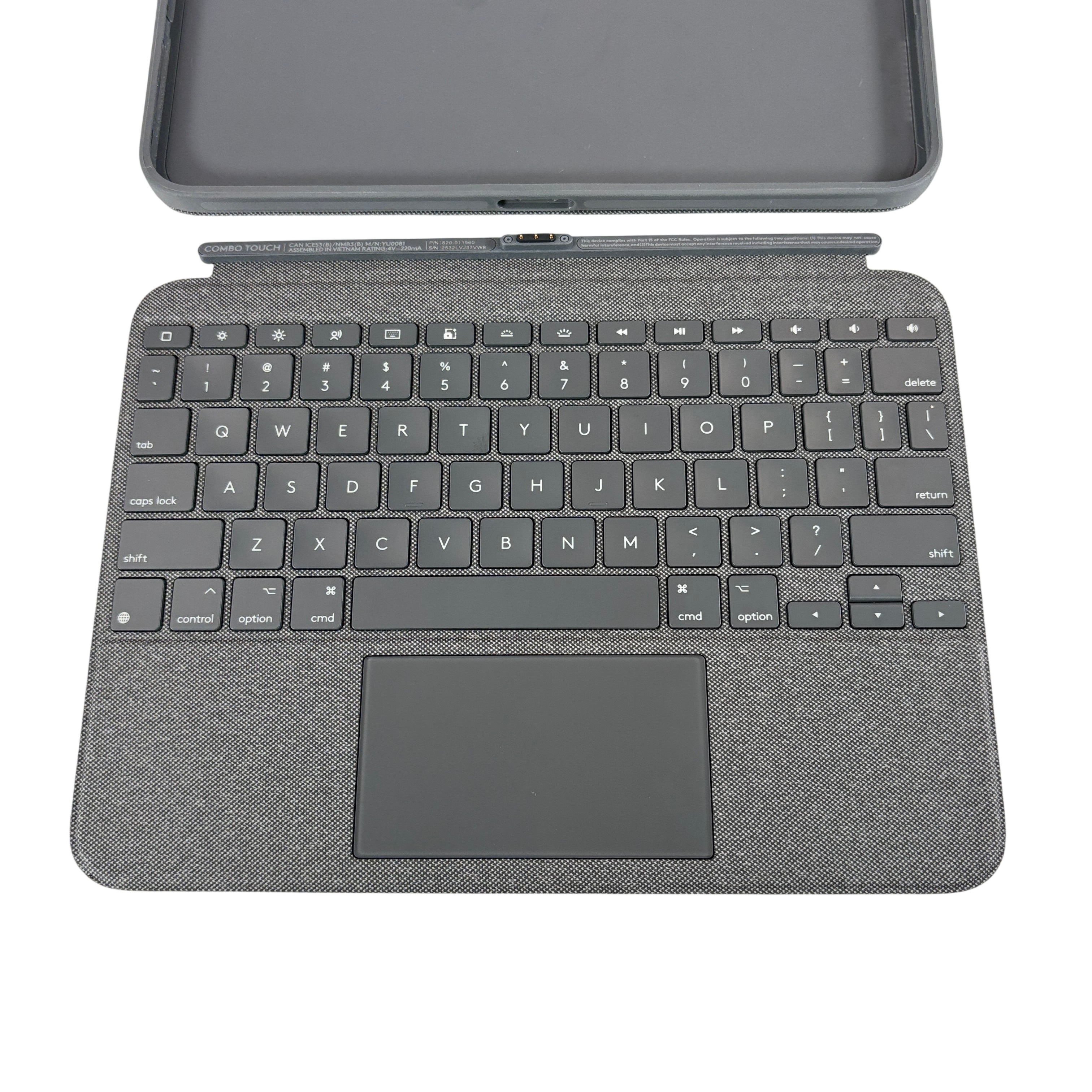 Logitech COMBO TOUCH YU0081 10th Gen iPad Two-Piece Keyboard Case