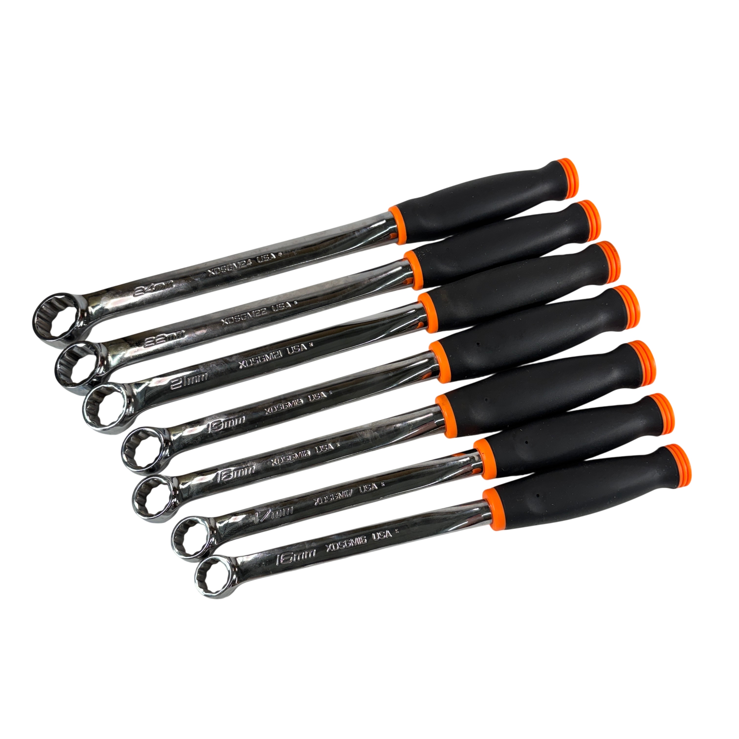 Snap-on Tools XDSGM607K1O 7pc 12pt Metric Flank Drive Soft Grip