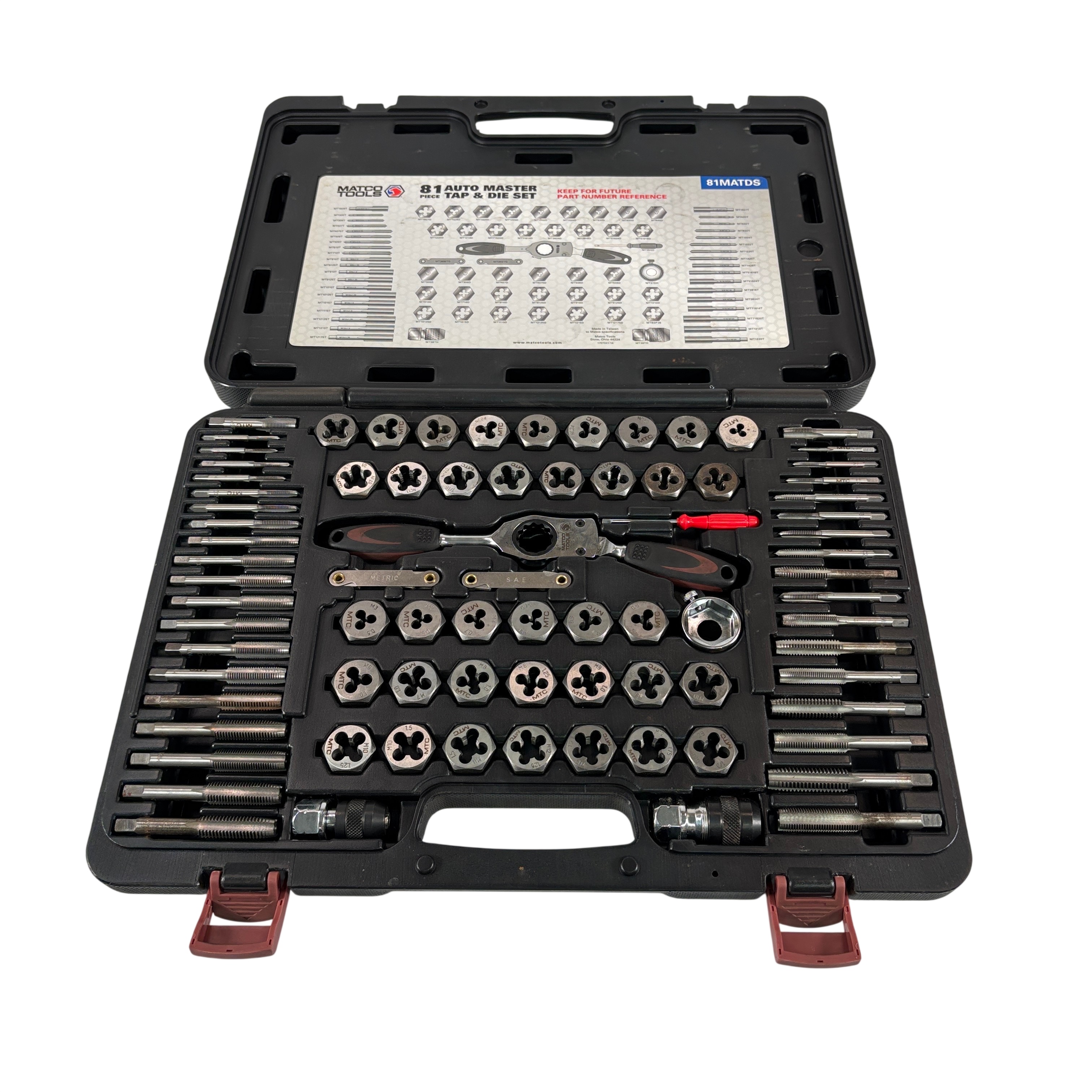 Matco Tools 81MATDS 81-Piece Automotive Master Tap & Die Set