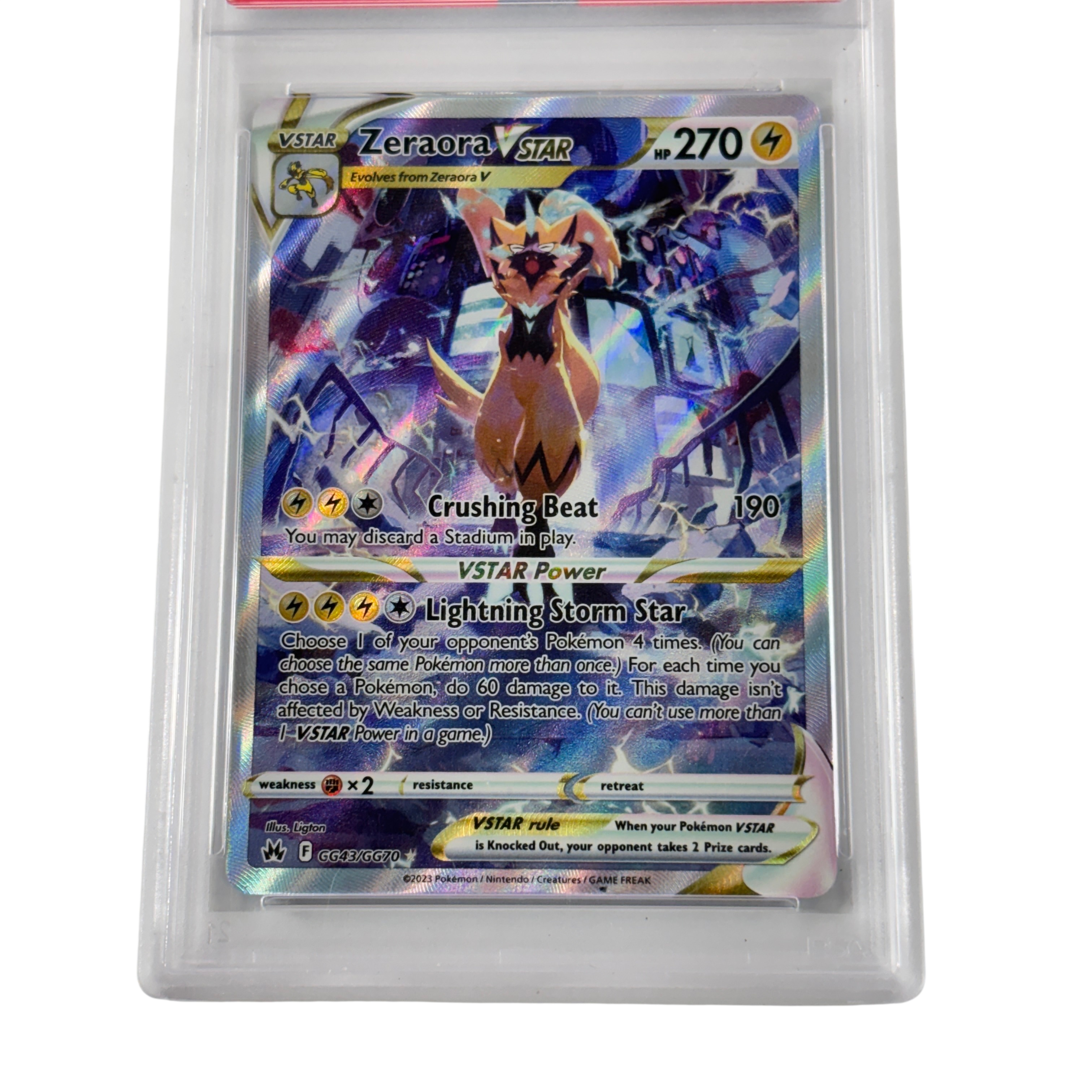 Zeraora VSTAR #GG43 Pokemon Crown Zenith PSA GEM MT 10 Graded Card