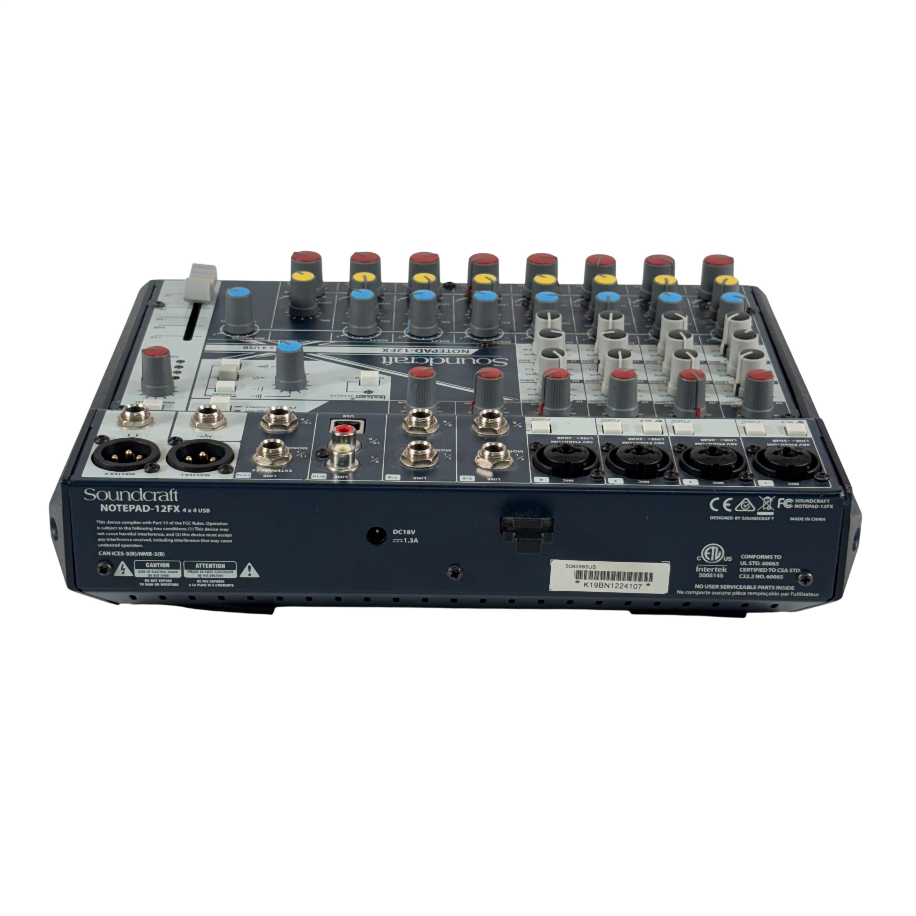 Soundcraft Notepad-12FX Small-Format USB I/O Analog Mixing Console
