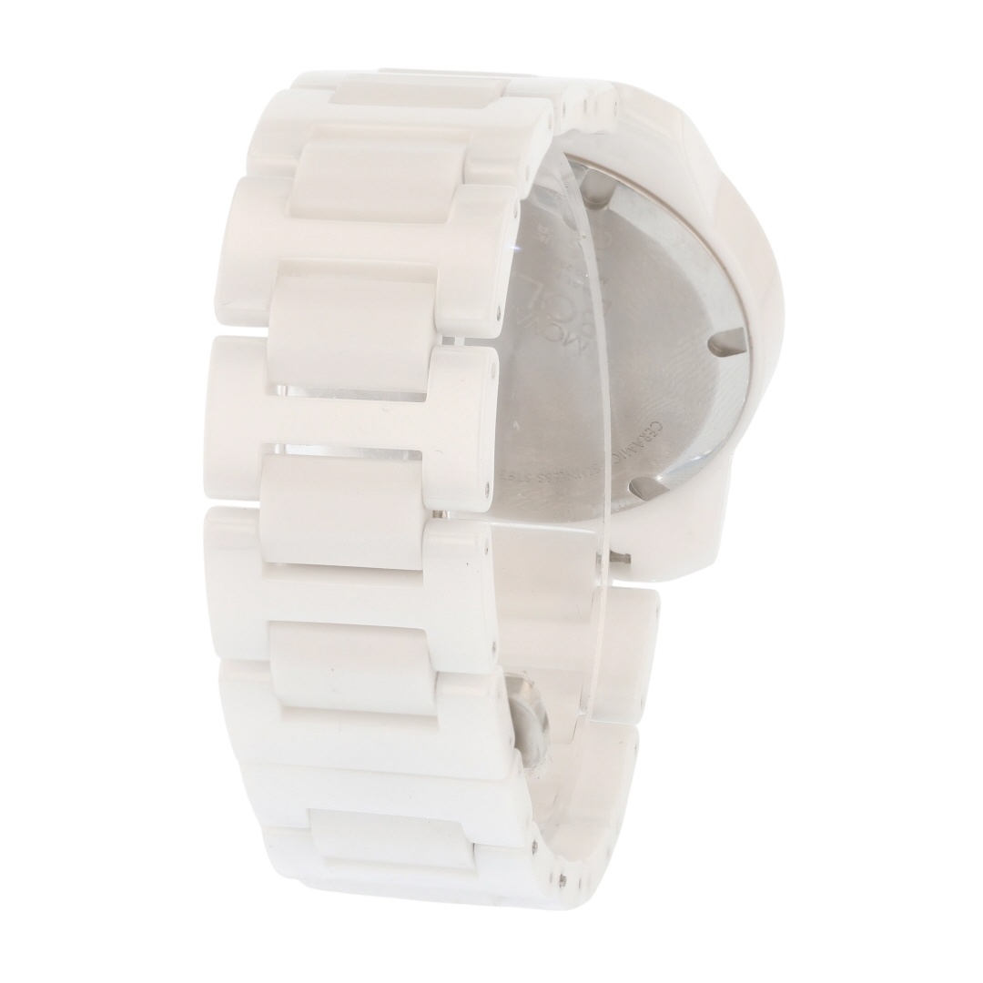 Movado Bold Verso White Dial Ceramic & Stainless Steel Quartz