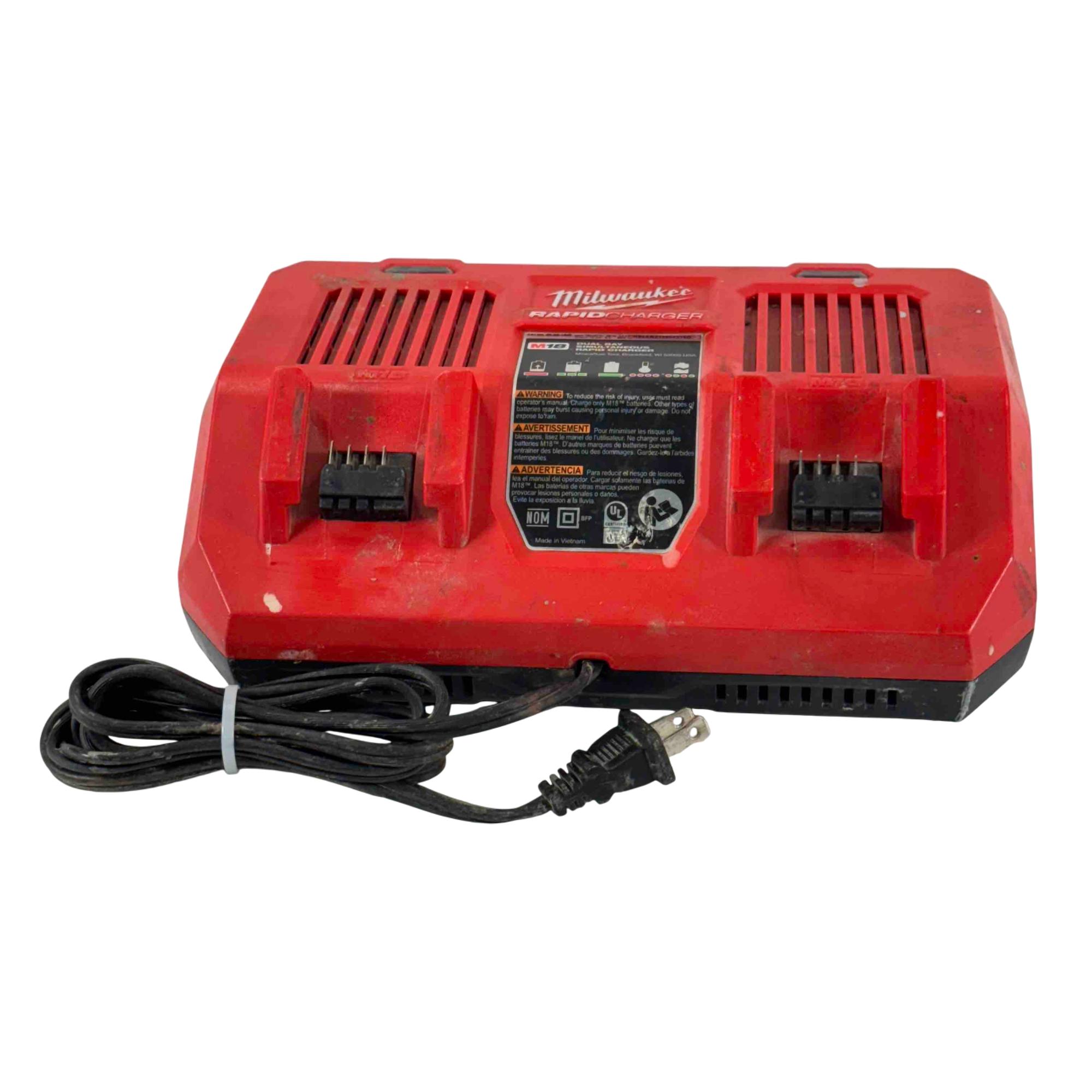 Milwaukee M18 18-Volt Lithium-Ion Dual Bay Rapid Battery Charger