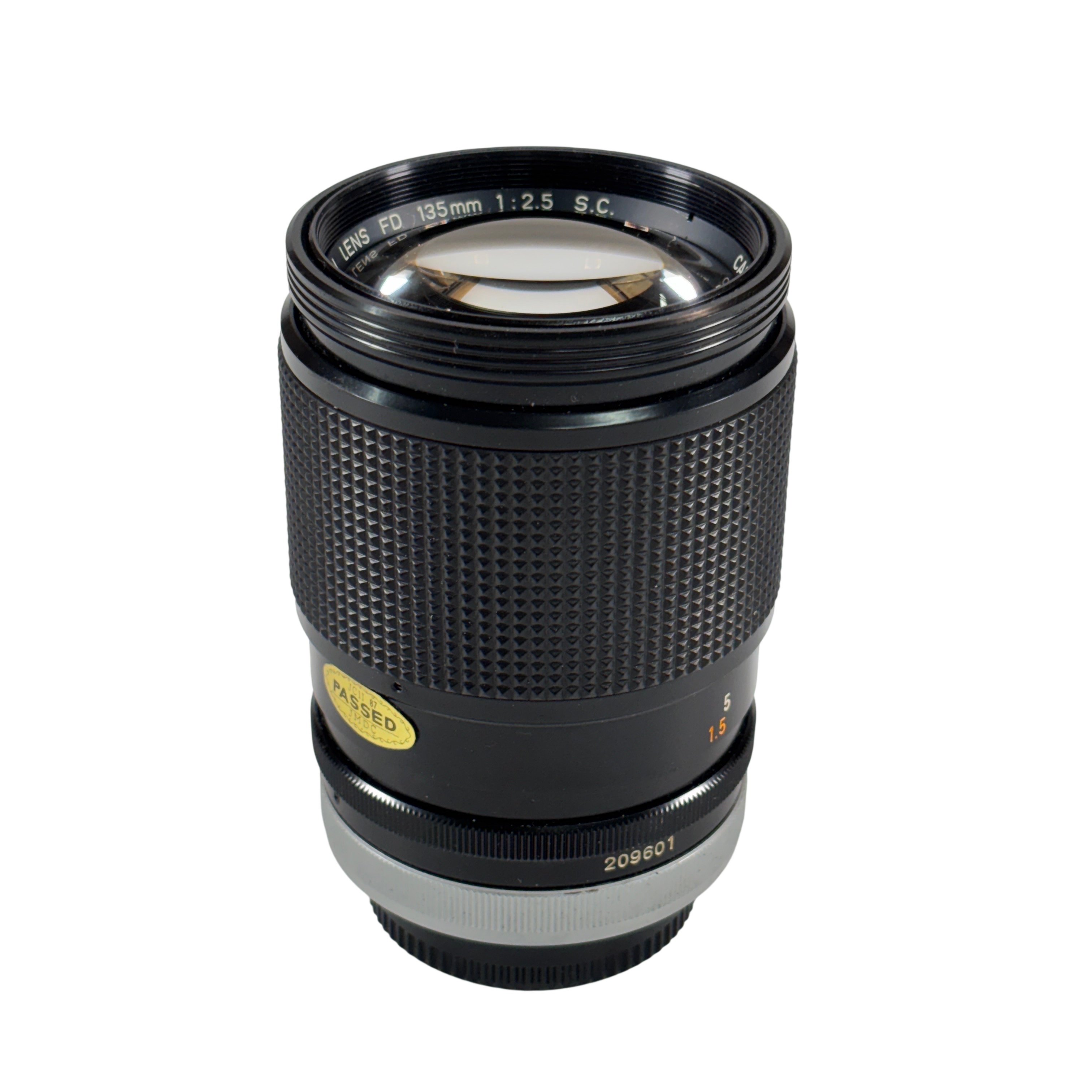 Canon 135mm f/2.5 SC FD-Mount Manual Focus Prime Camera Lens