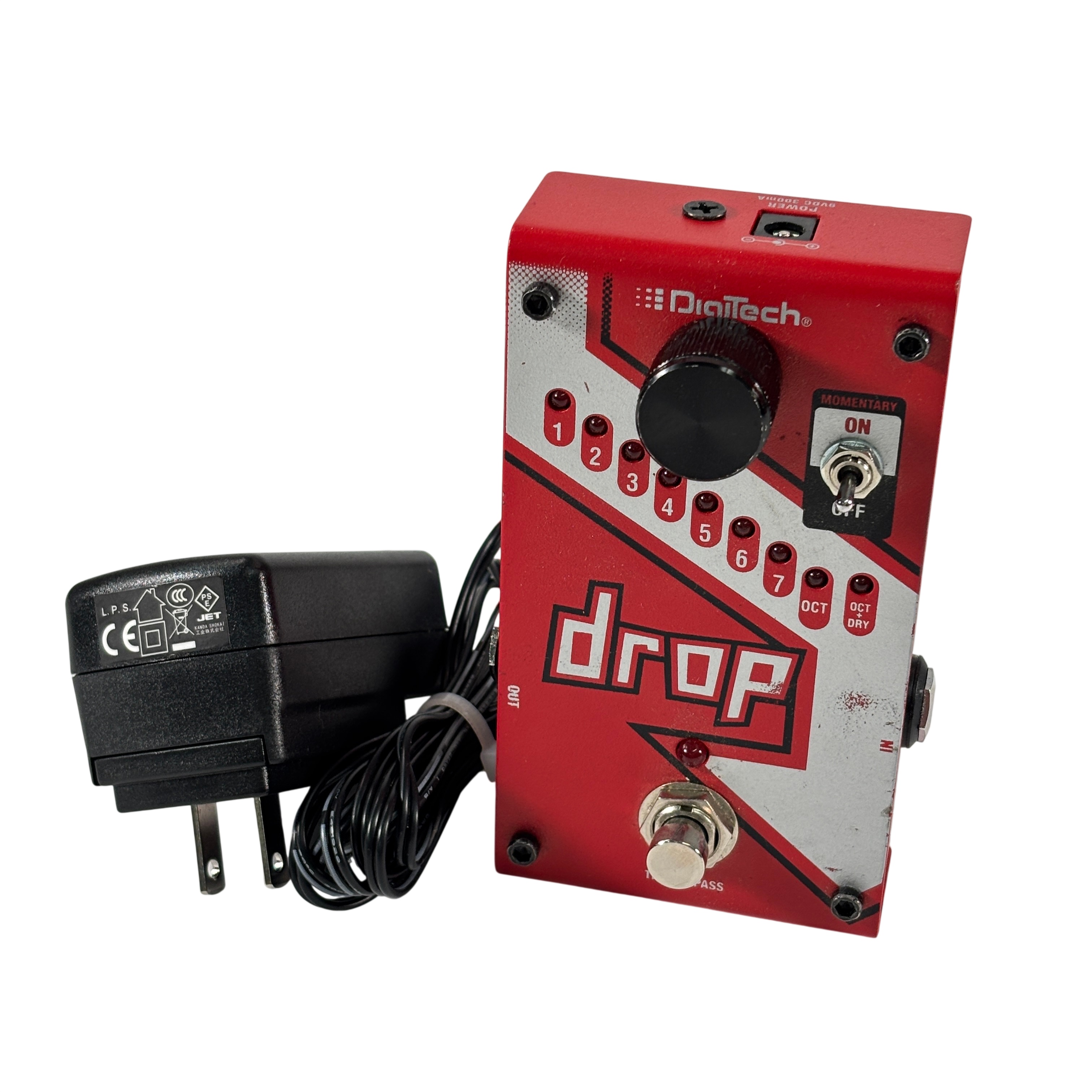 DigiTech Drop Polyphonic Drop-Tune Pitch-Shift Guitar Effects Pedal