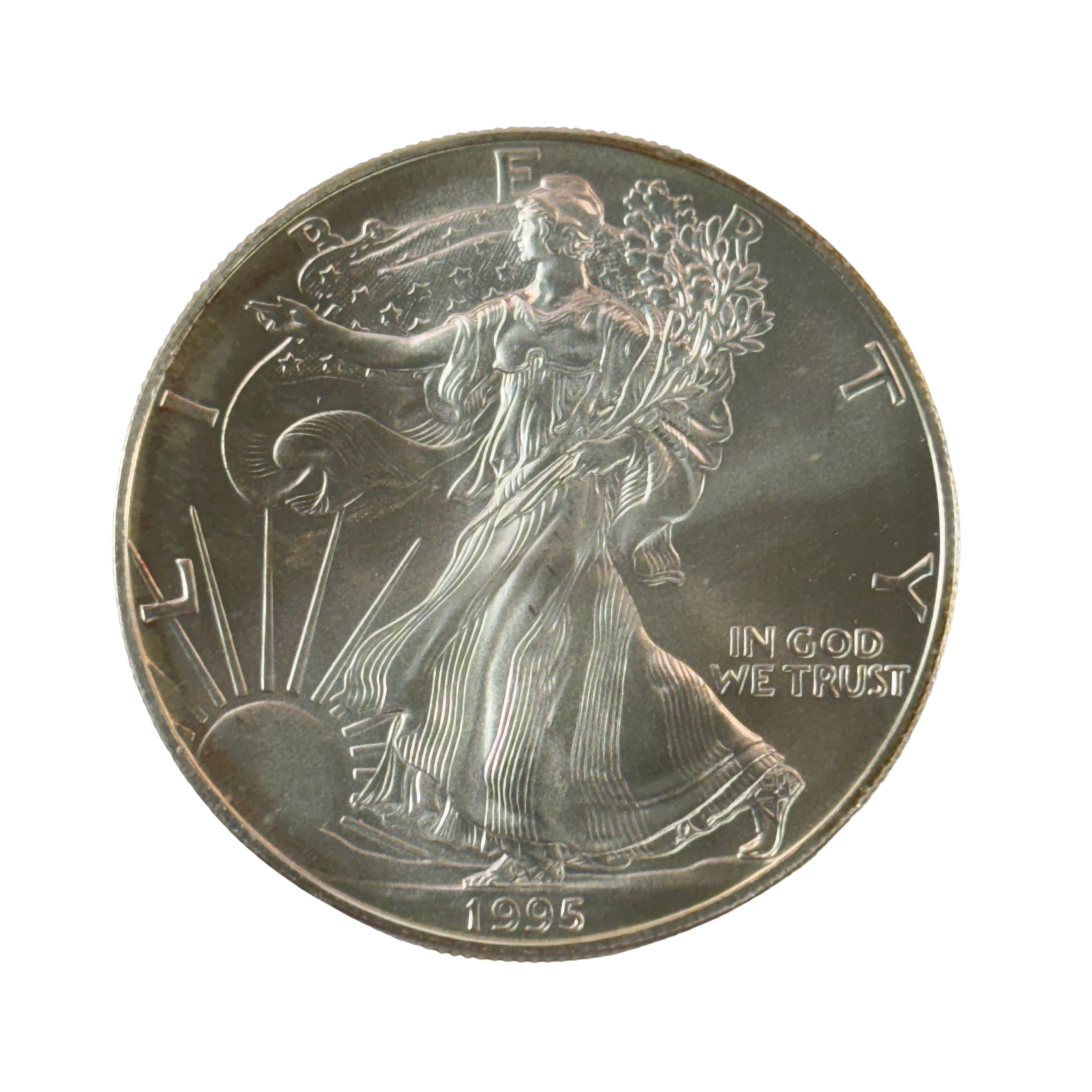 1995 American Silver Eagle 1 oz .999 Fine Silver Coin - ASE U.S.