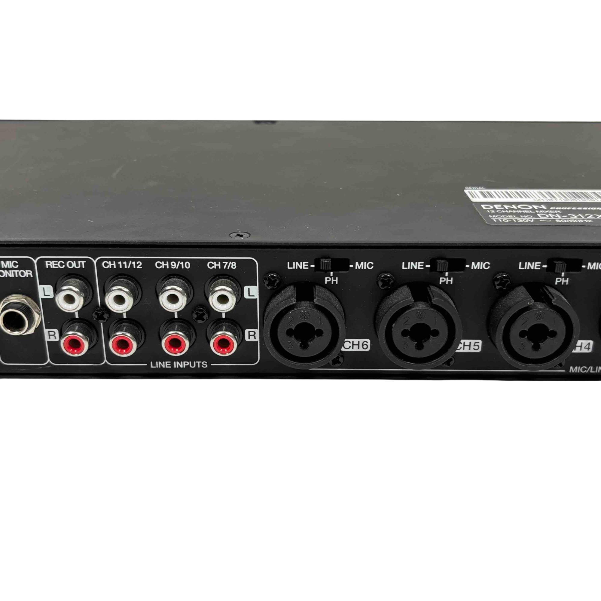 Denon DN-312X 12-Channel Rackmount Mixer