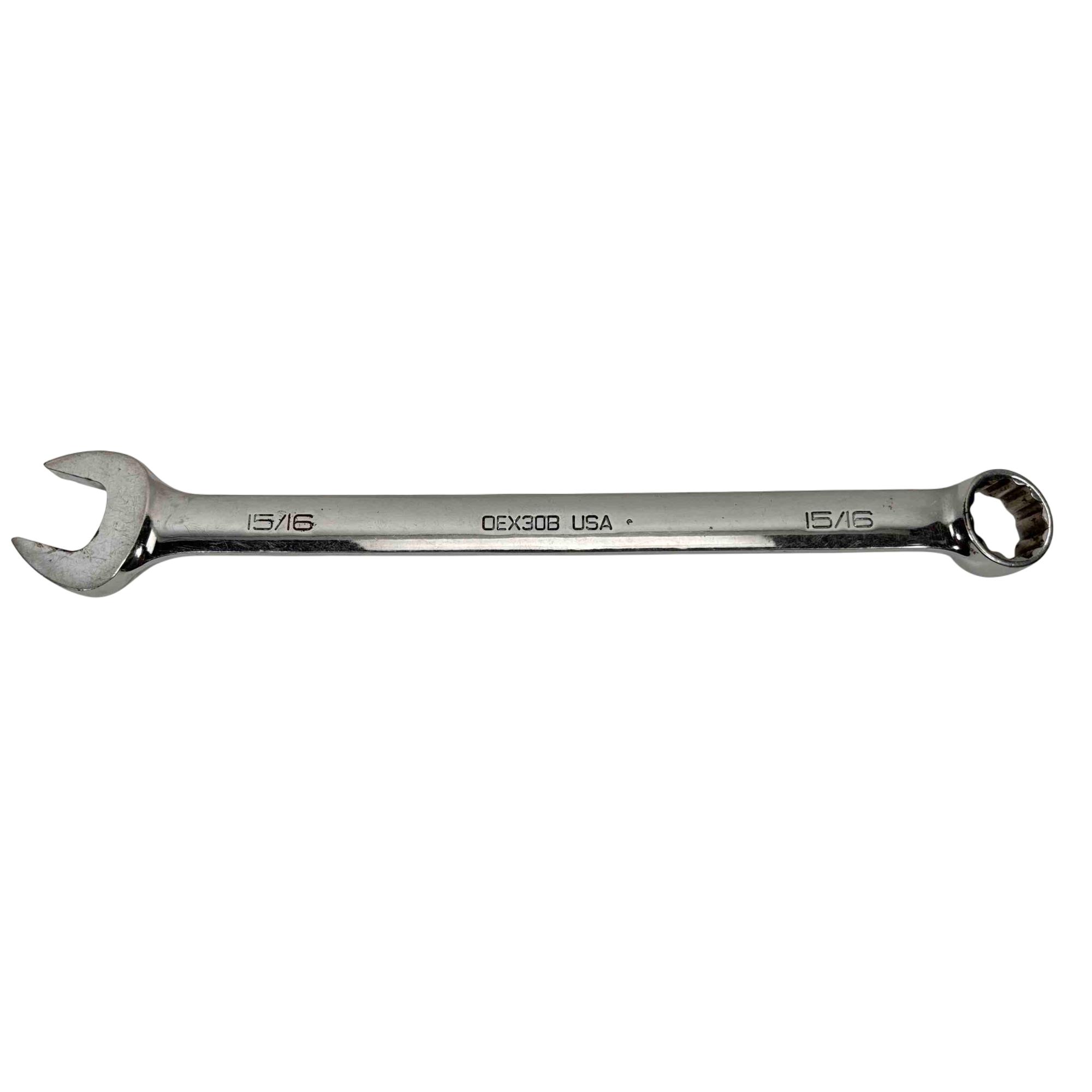 Snap On OEX710 10 pc 12-Point SAE Flank Drive Combination Wrench Set