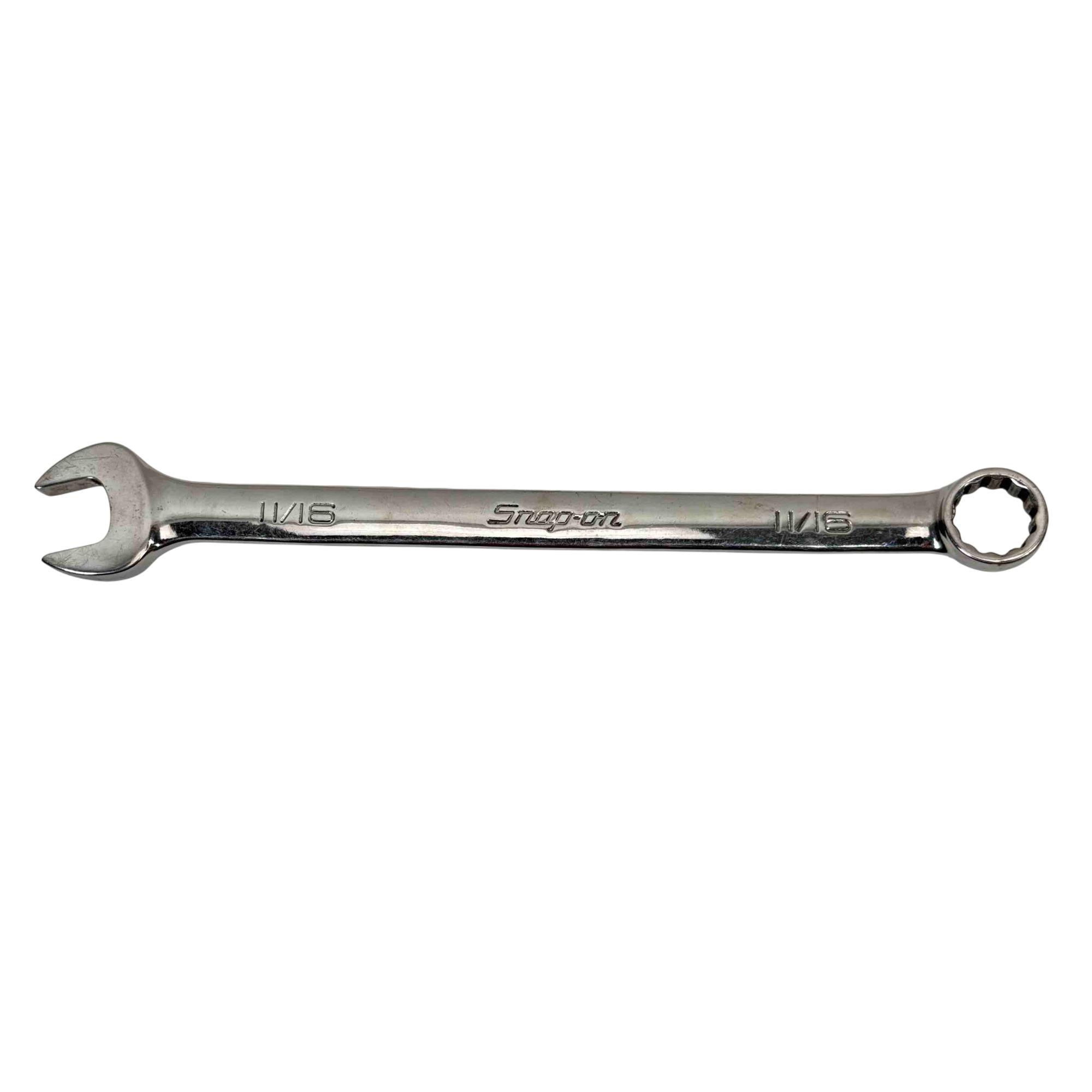 Snap On OEX710 10 pc 12-Point SAE Flank Drive Combination Wrench Set