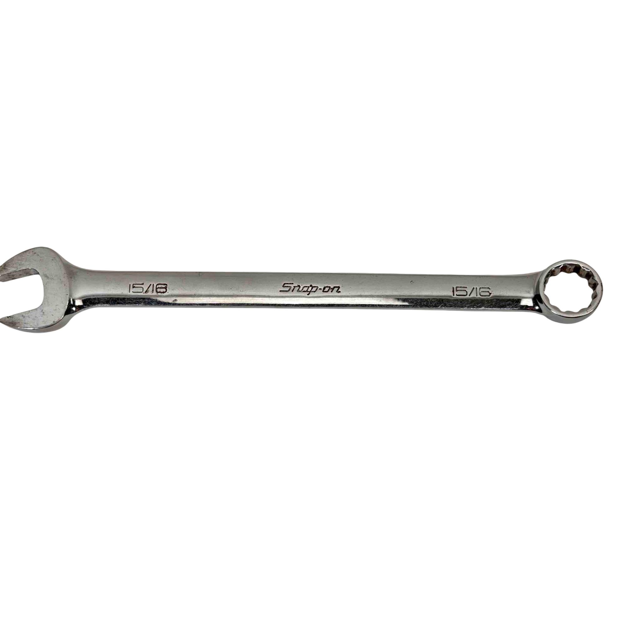 Snap On OEX710 10 pc 12-Point SAE Flank Drive Combination Wrench Set