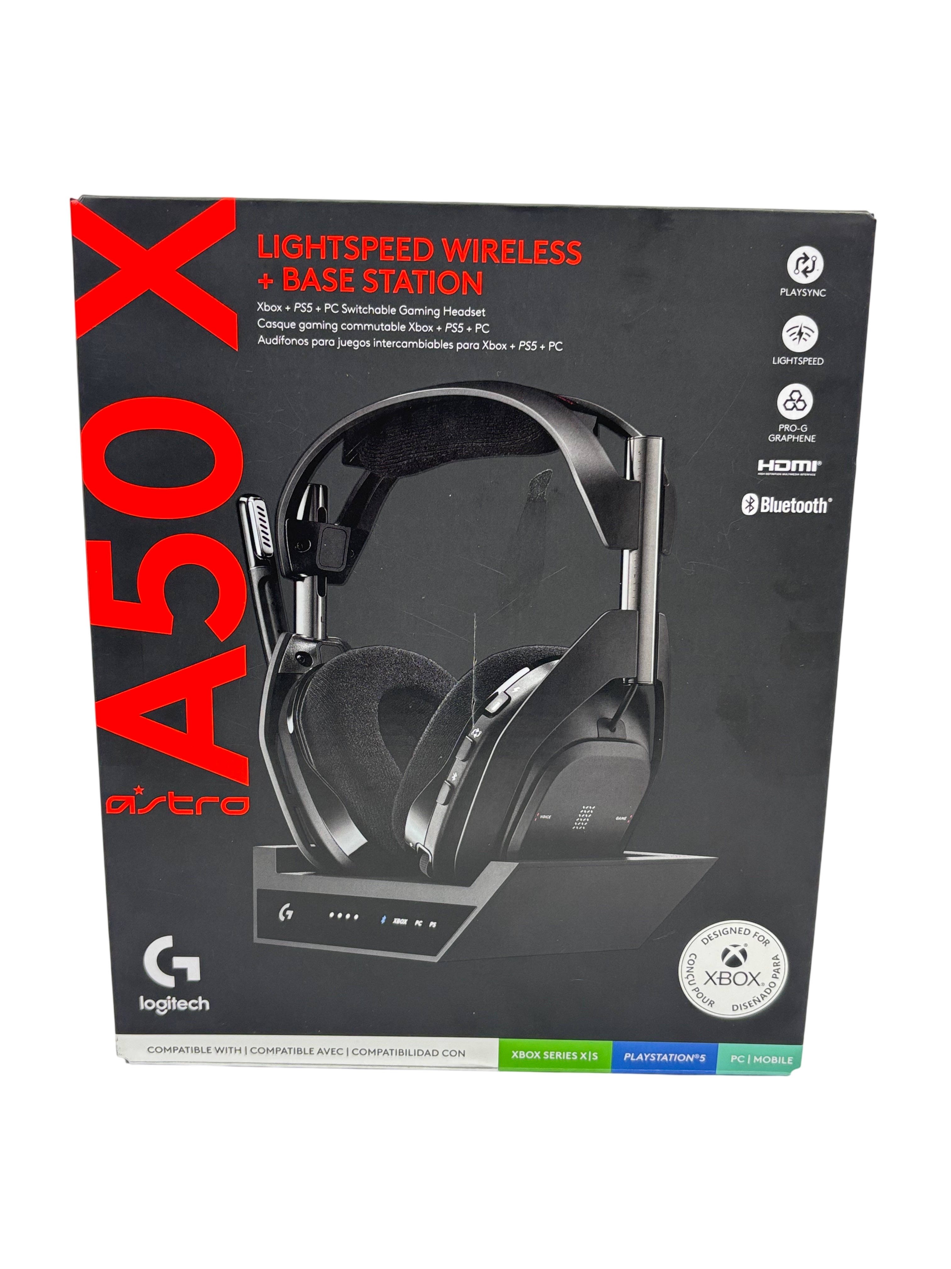 女性オーナー！ASTRO A50 X LIGHTSPEED A50X-WH識別Ｔ Logitech Astro A50x Lightspeed Wireless Gaming Headset