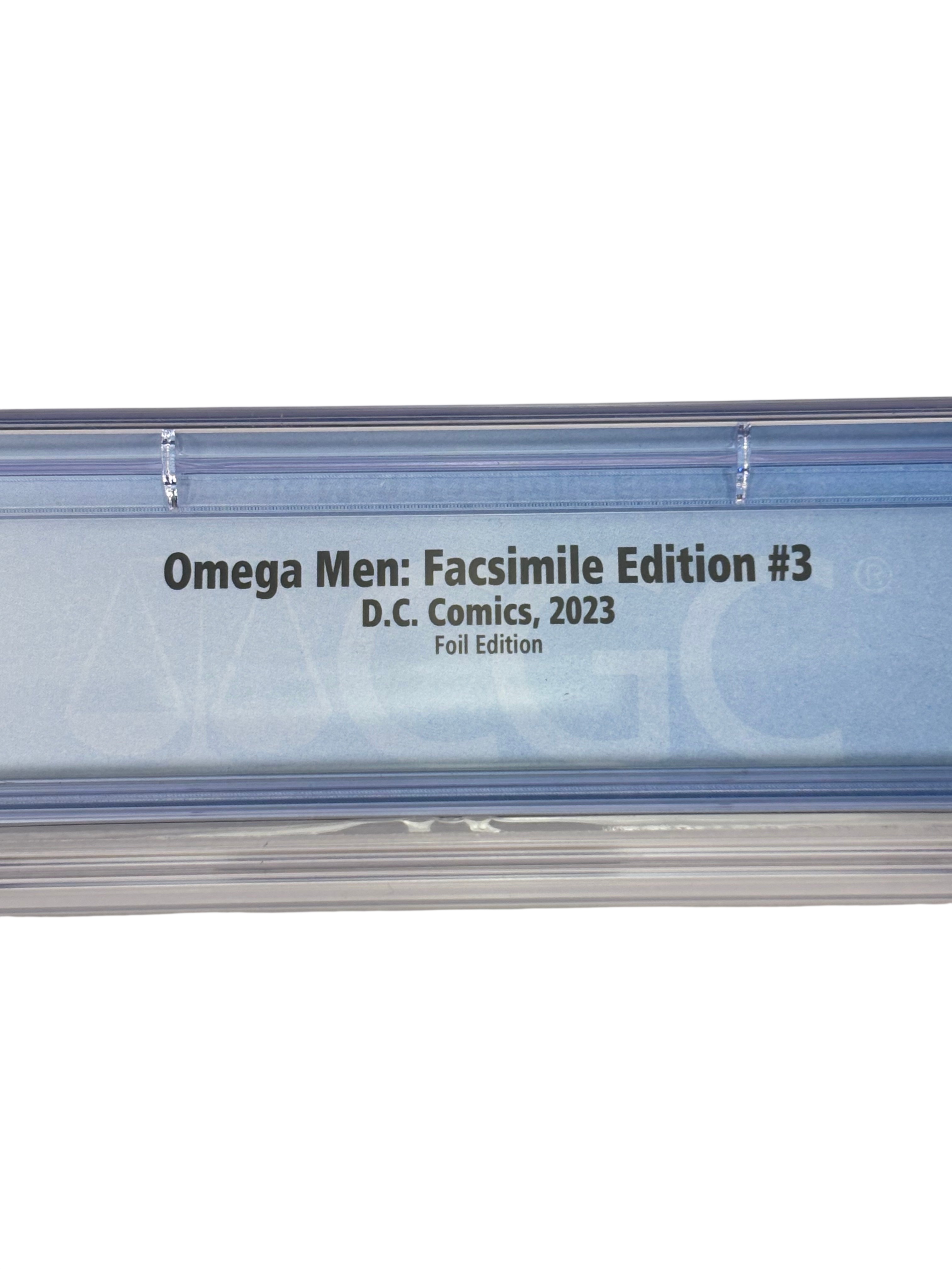 D.C. Comics Omega Men: Facsimile Edition #3 Foil Edition - CGC 9.8