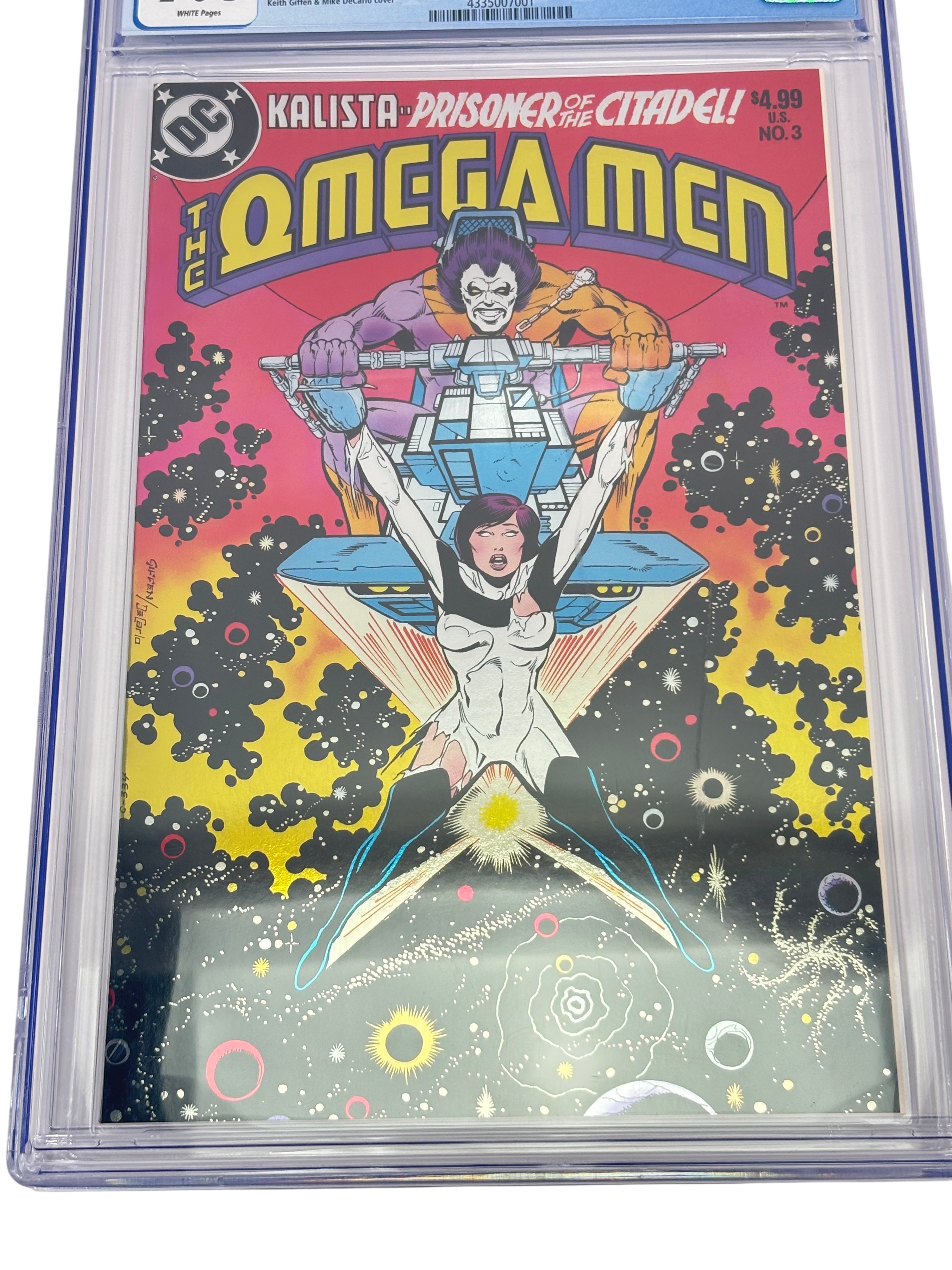 D.C. Comics Omega Men: Facsimile Edition #3 Foil Edition - CGC 9.8