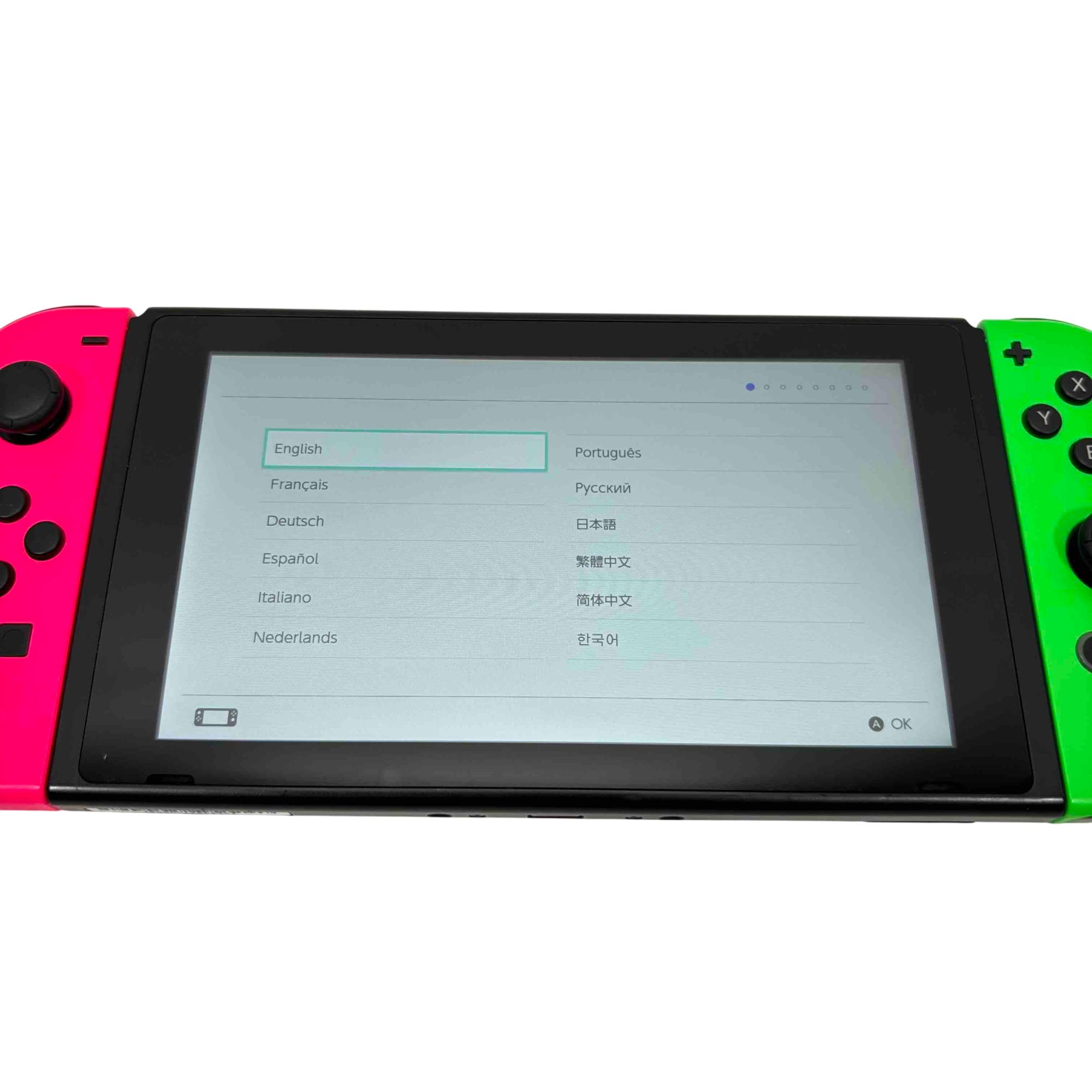 Nintendo Switch HAC-001 32GB Handheld/Home Gaming Console - Neon