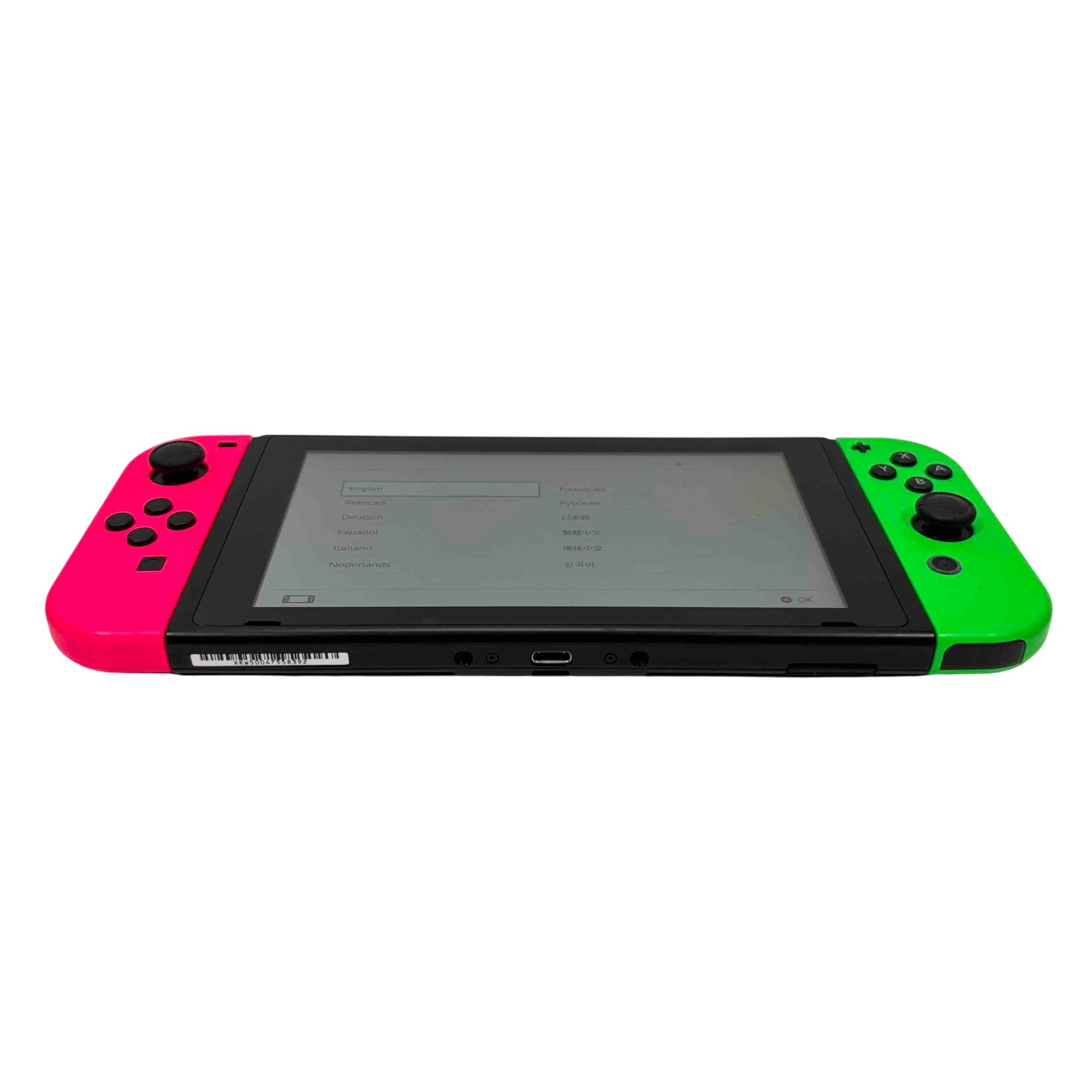 Nintendo Switch HAC-001 32GB Handheld/Home Gaming Console - Neon
