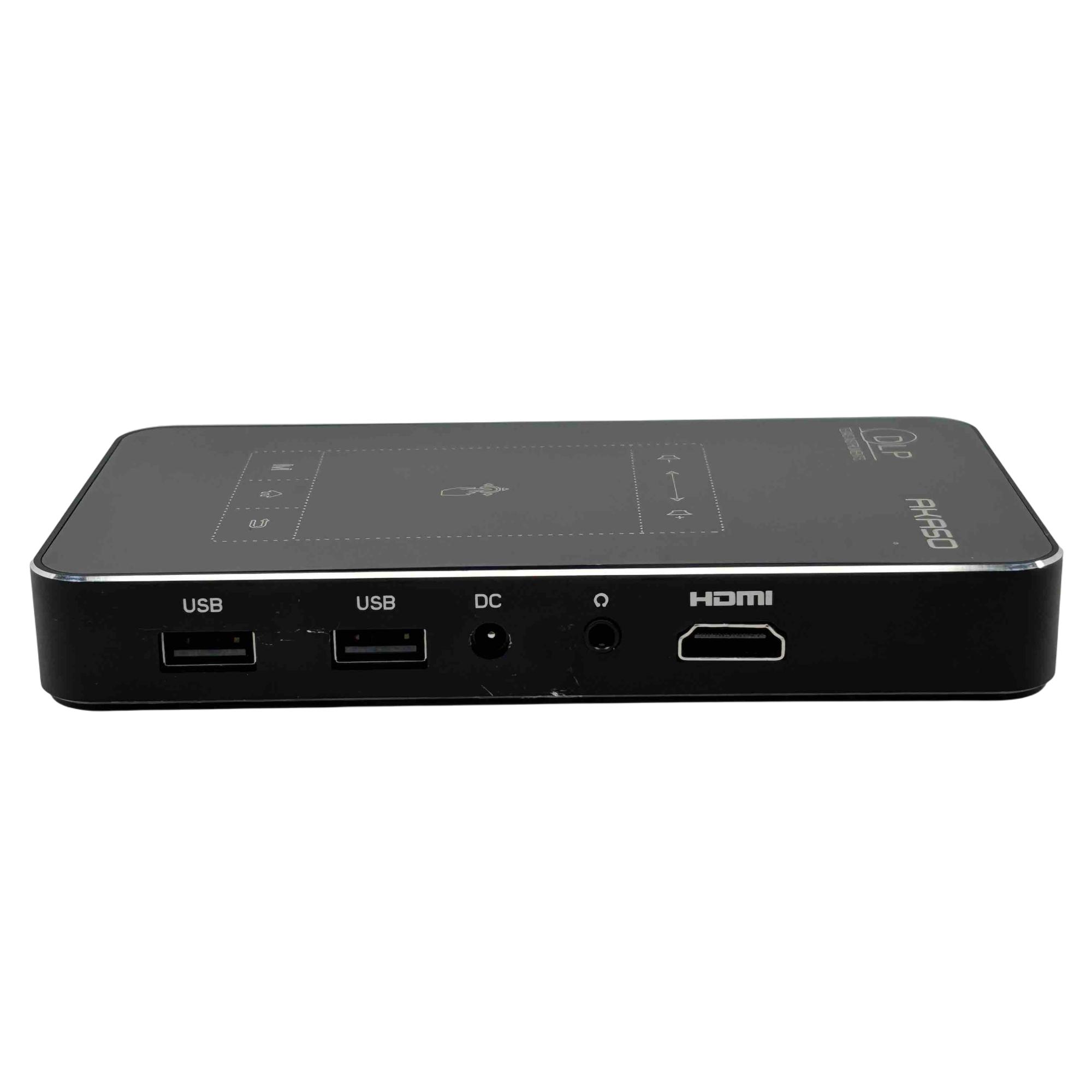 AKASO Handheld DLP Mini Projector, 1080P, HDMI WiFi Support