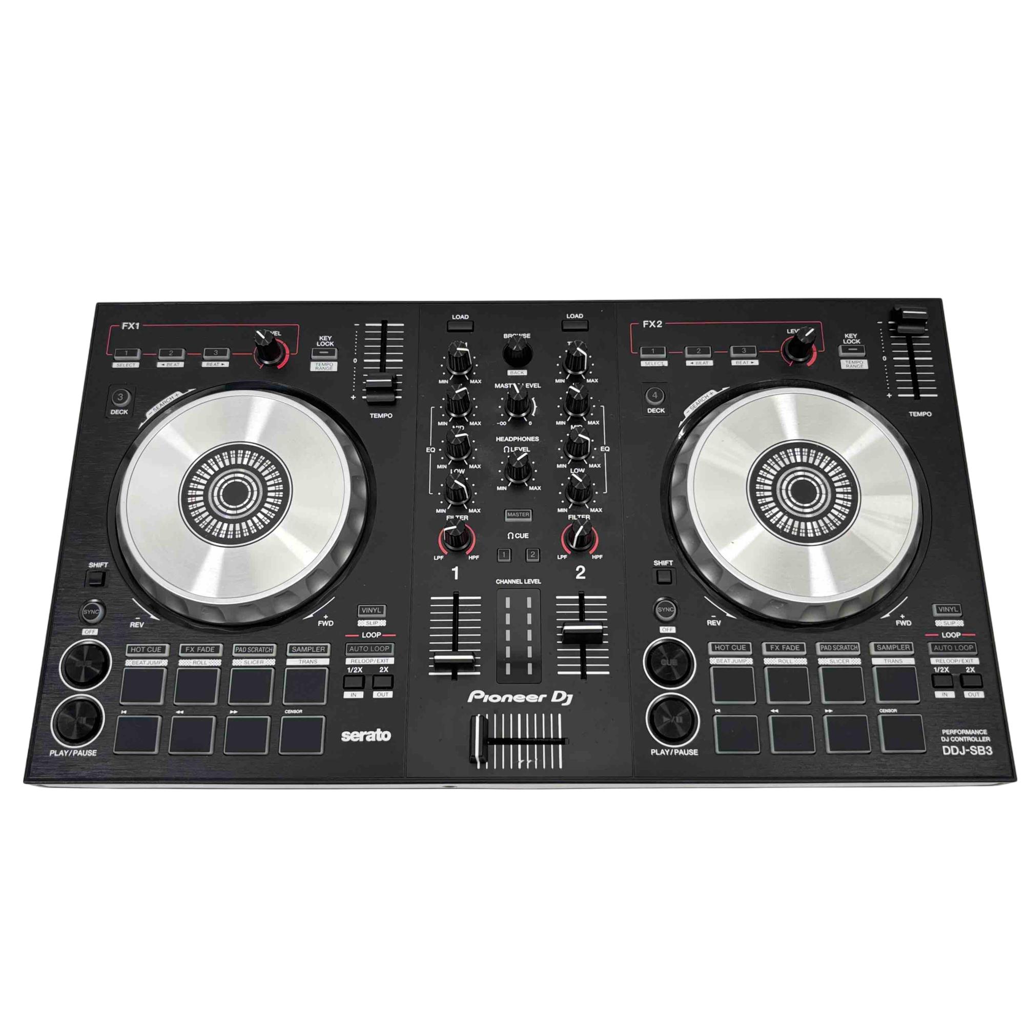 Pioneer DJ DDJ-SB3 Portable 2-Channel Serato DJ Lite