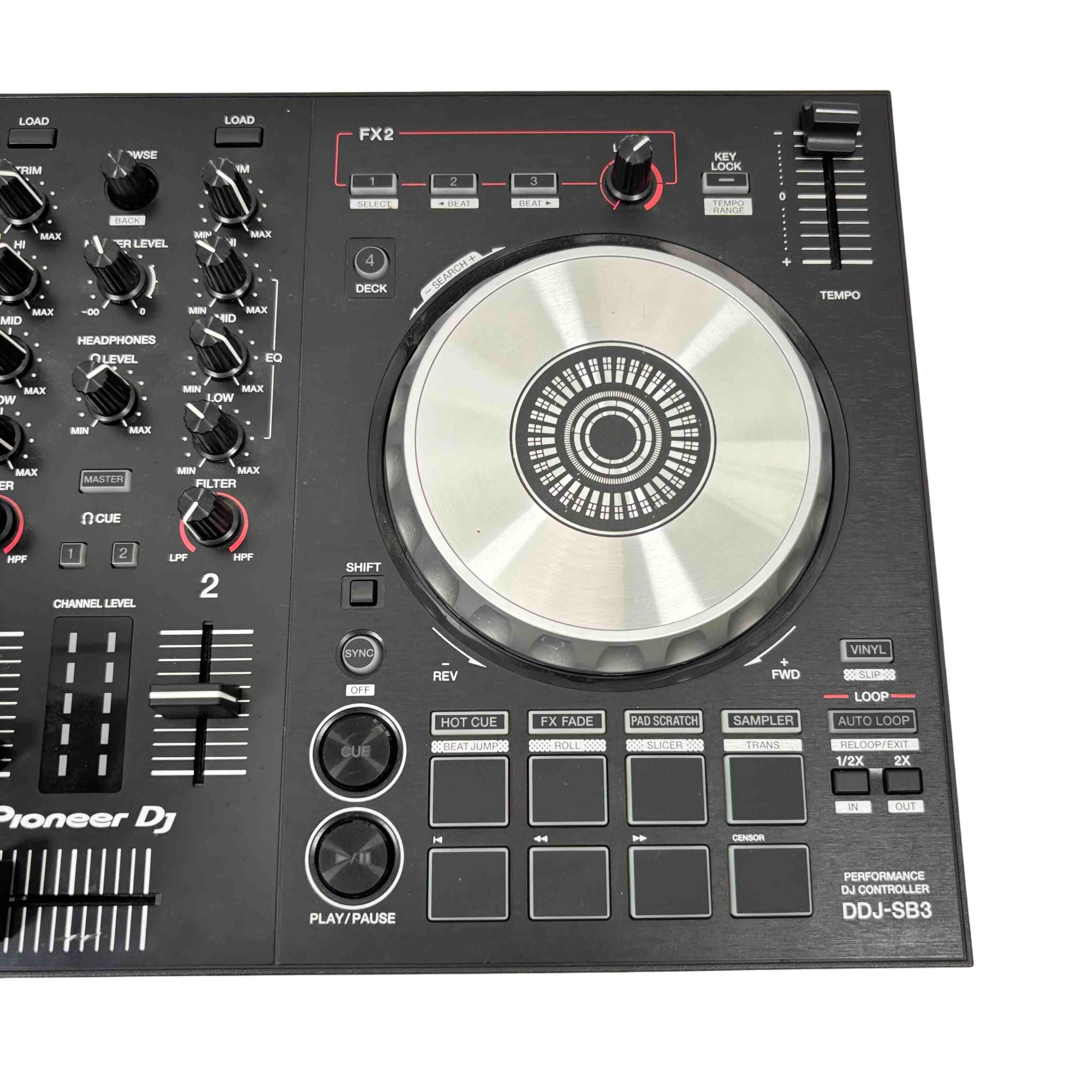 Pioneer DJ DDJ-SB3 Portable 2-Channel Serato DJ Lite