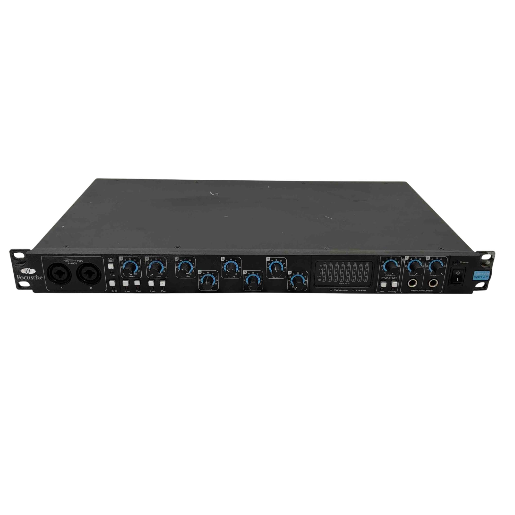 Focusrite Saffire pro 40 オーディオインターフェイス Focusrite Saffire Pro 40 - Vintage King