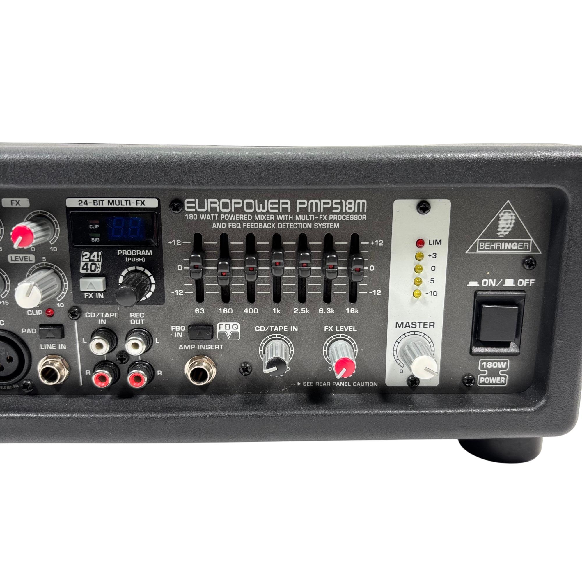 Behringer Europower PMP518M 180-Watt 5-Channel Powered Mixer
