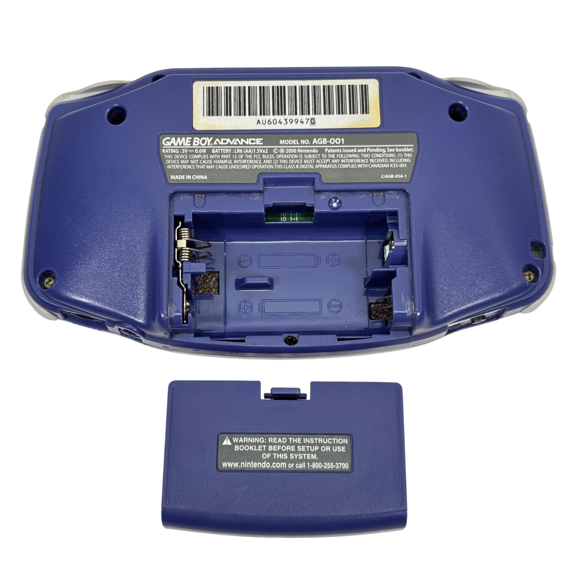 Nintendo AGB-001 Game Boy Advance Handheld Console - Purple