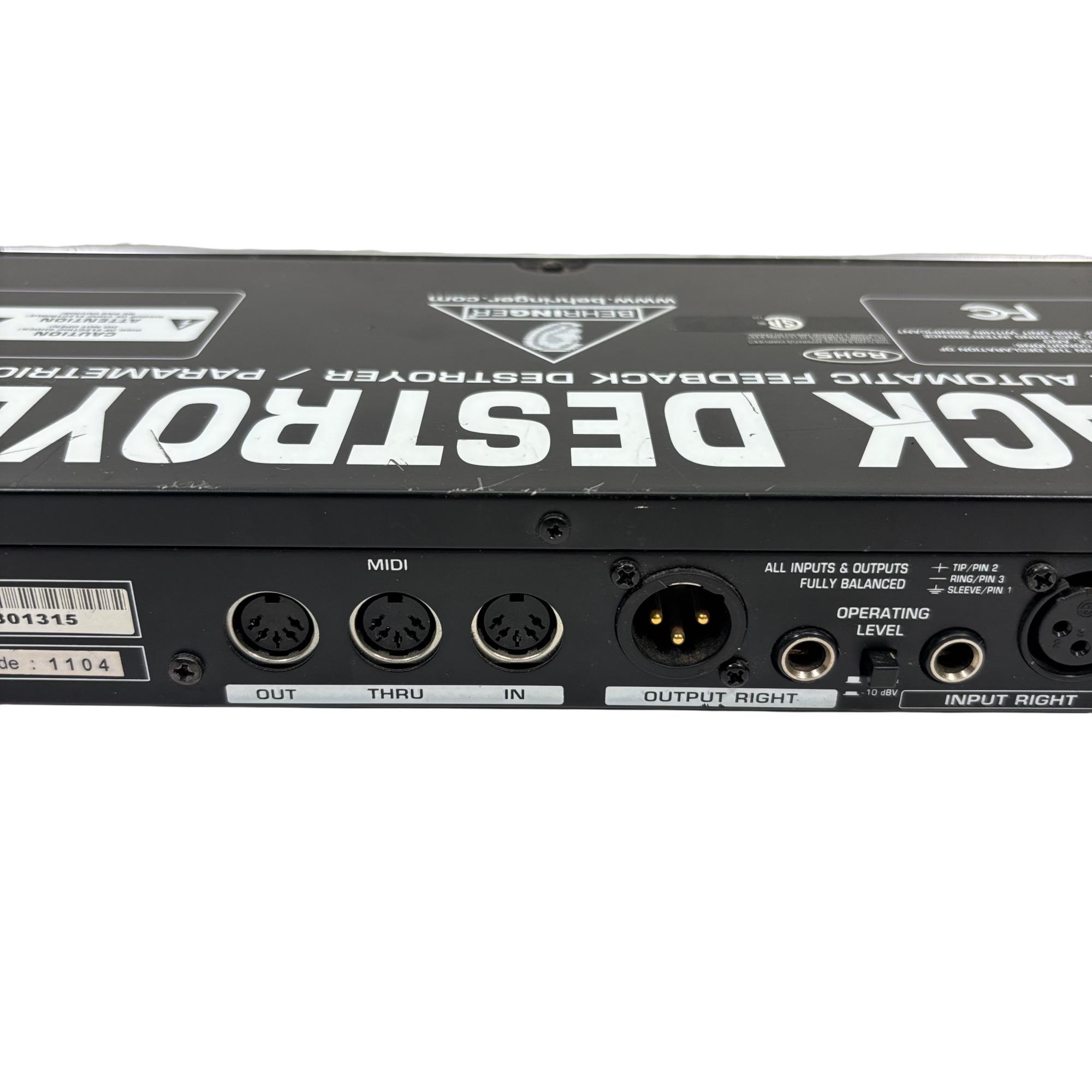 Behringer FBQ2496 Feedback Destroyer Pro Digital