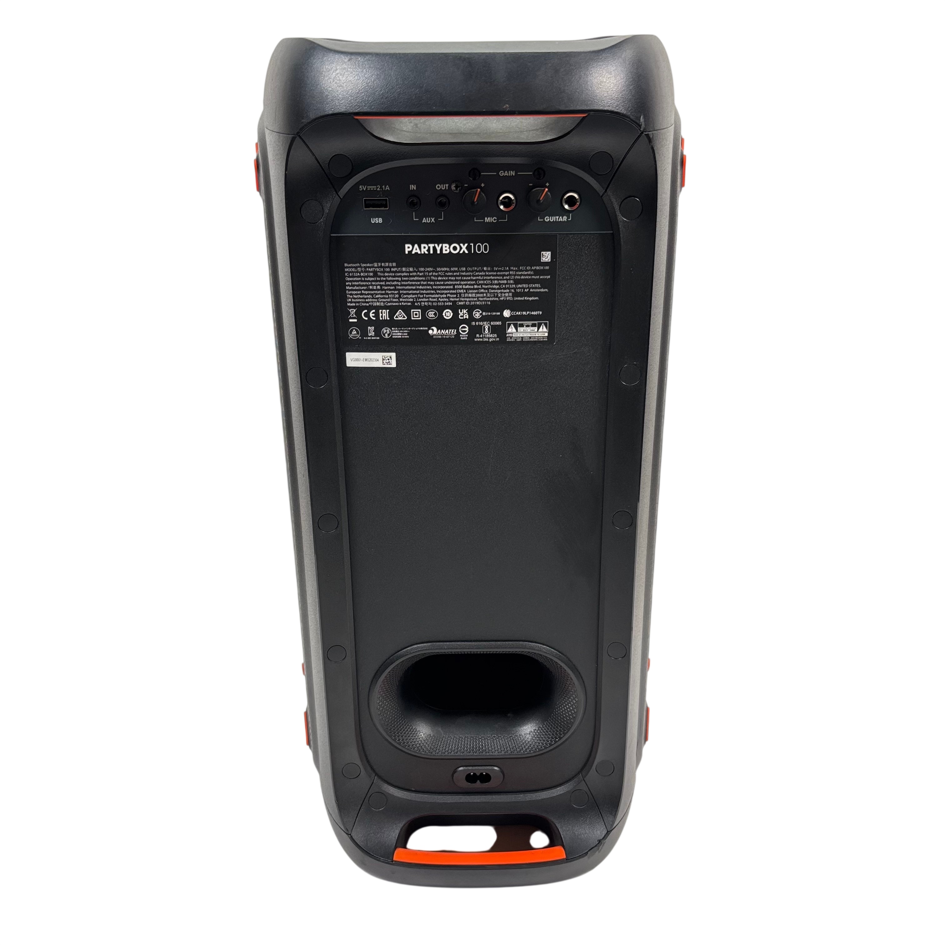 JBL Partybox 100 60W Bluetooth Black Portable Speaker