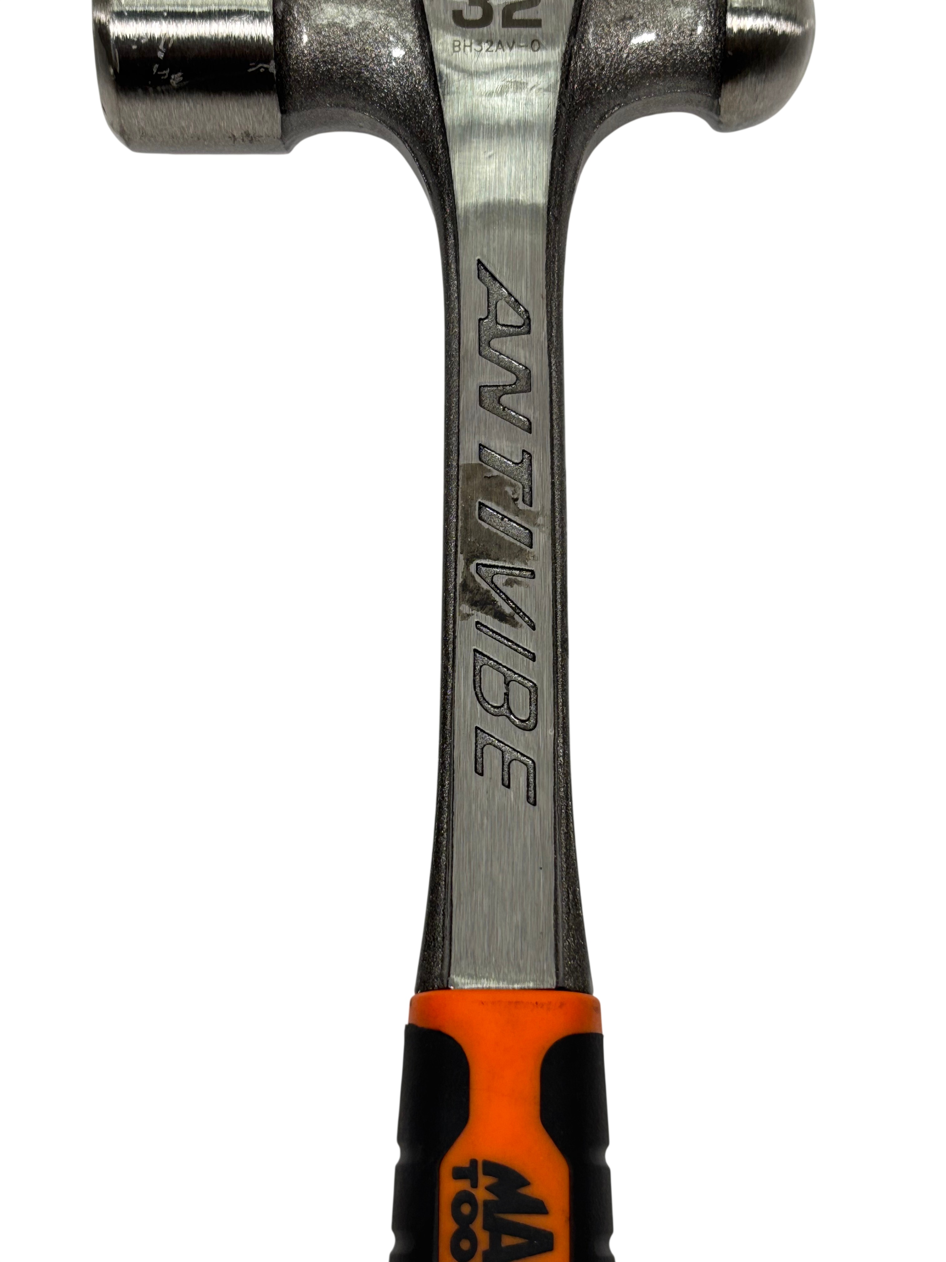 Mac Tools BH32AV0 32 oz. Anti-Vibe Ball Peen Hammer - Hi-Vis Orange