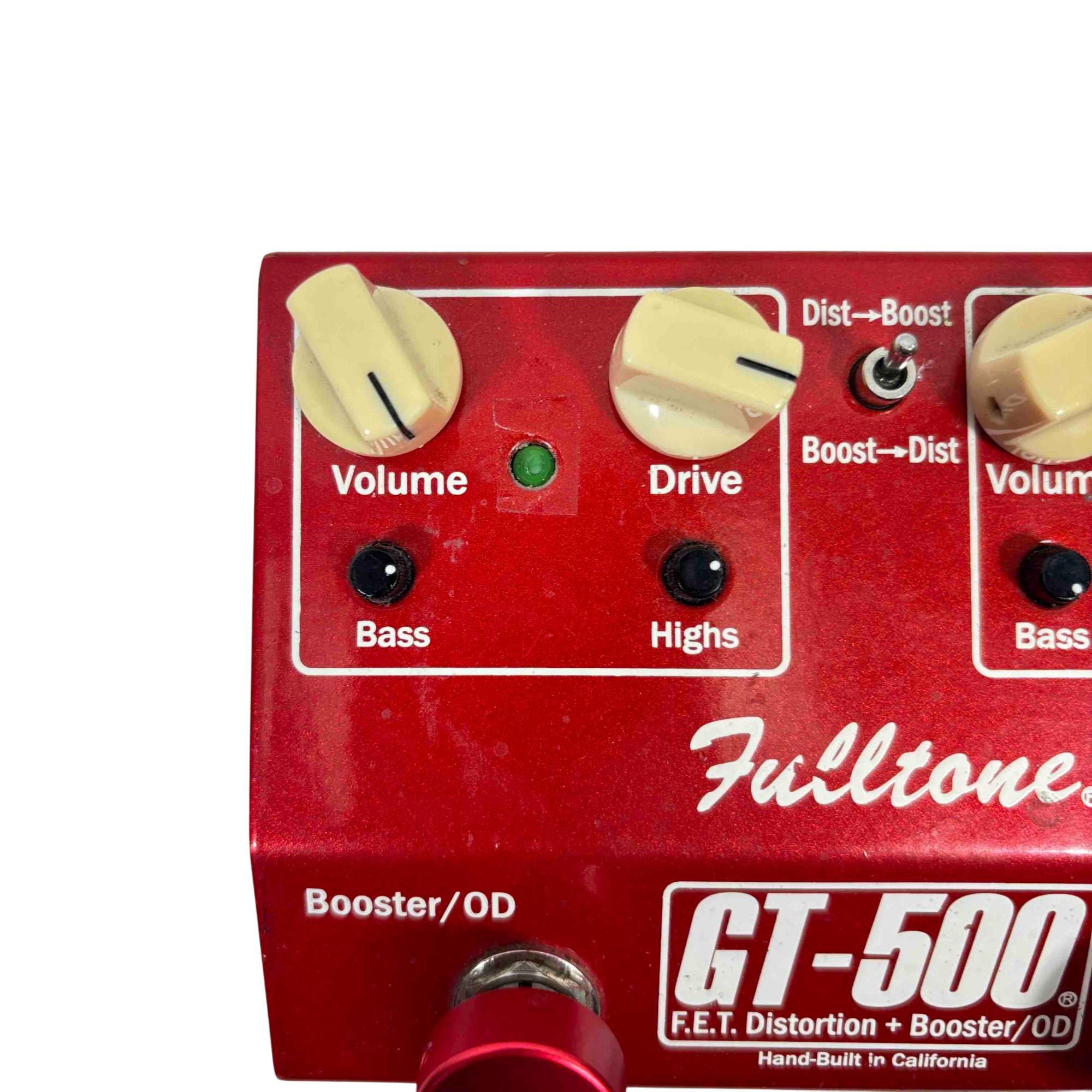 Fulltone GT-500 F.E.T. Distortion + Booster/Overdrive Guitar