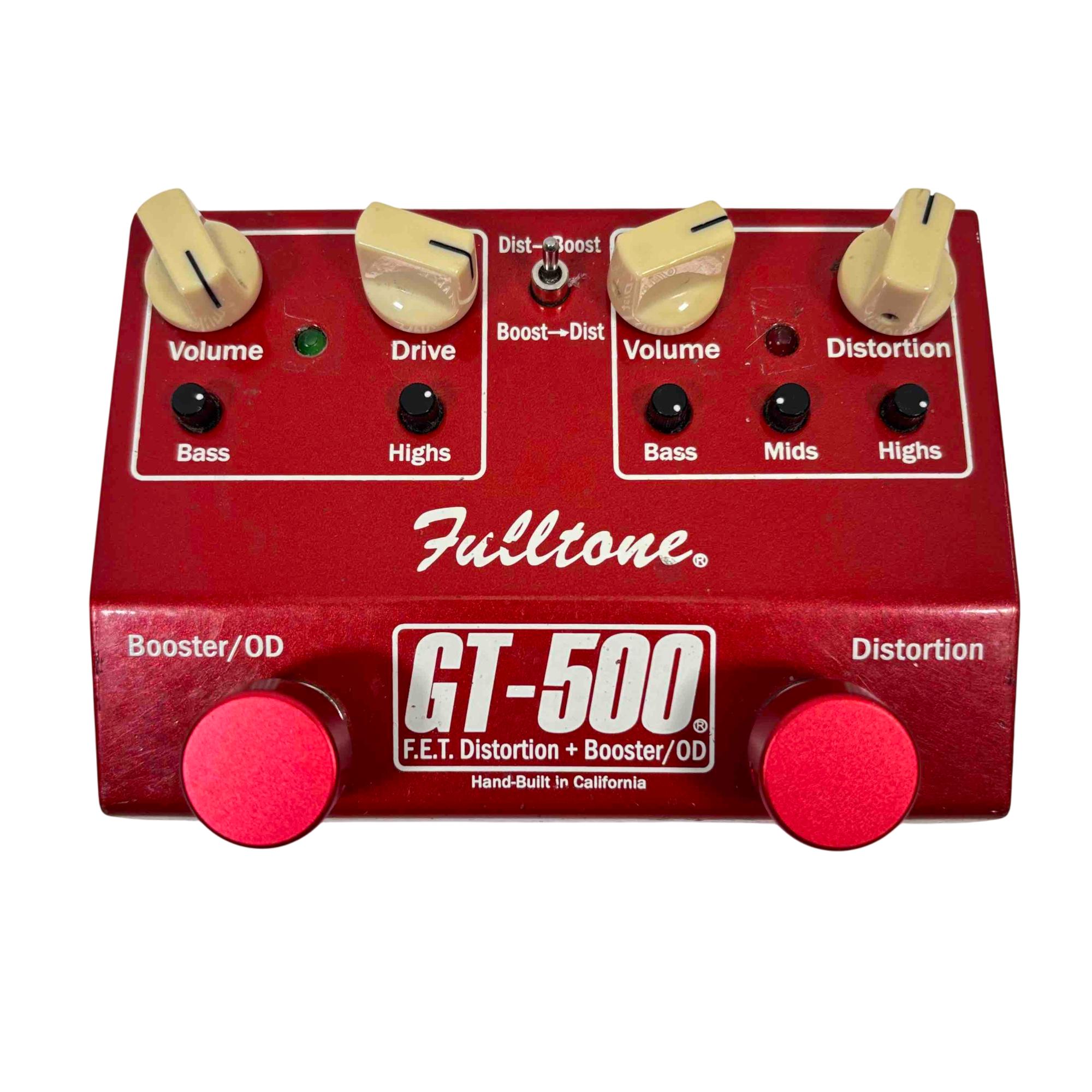 Fulltone GT-500 F.E.T. Distortion + Booster/Overdrive Guitar