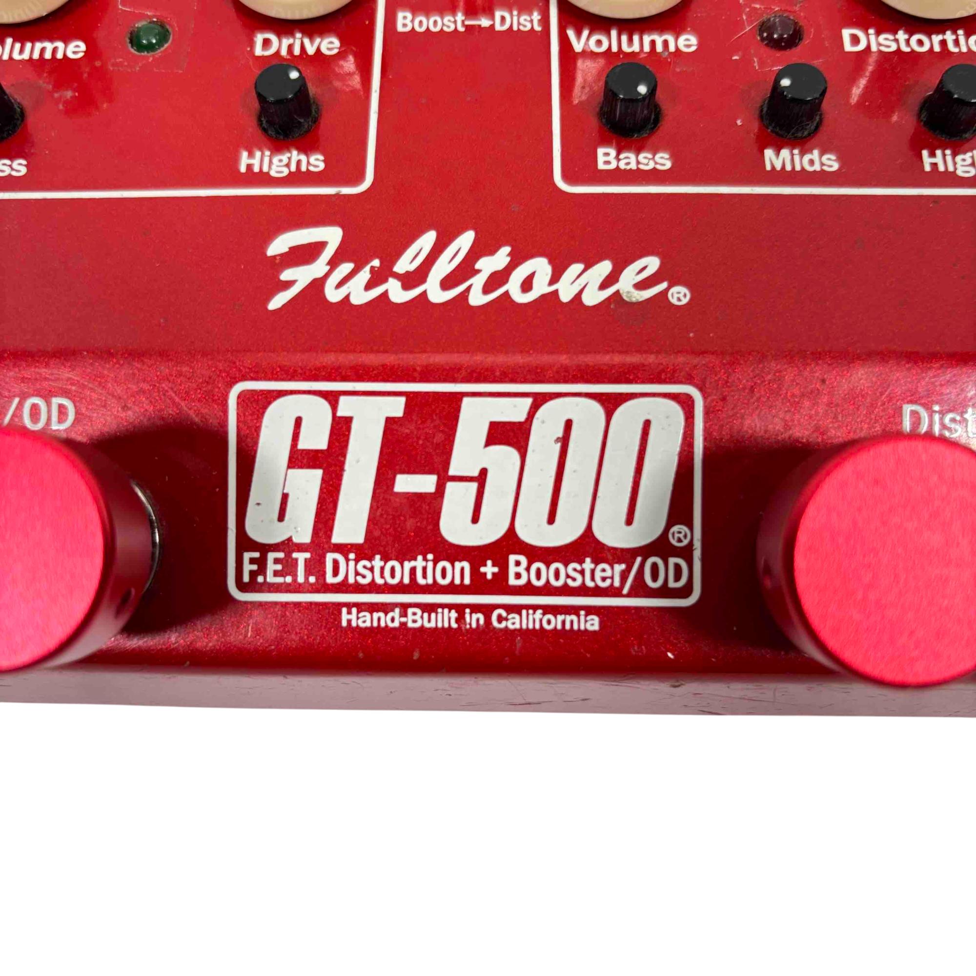 Fulltone GT-500 F.E.T. Distortion + Booster/Overdrive Guitar