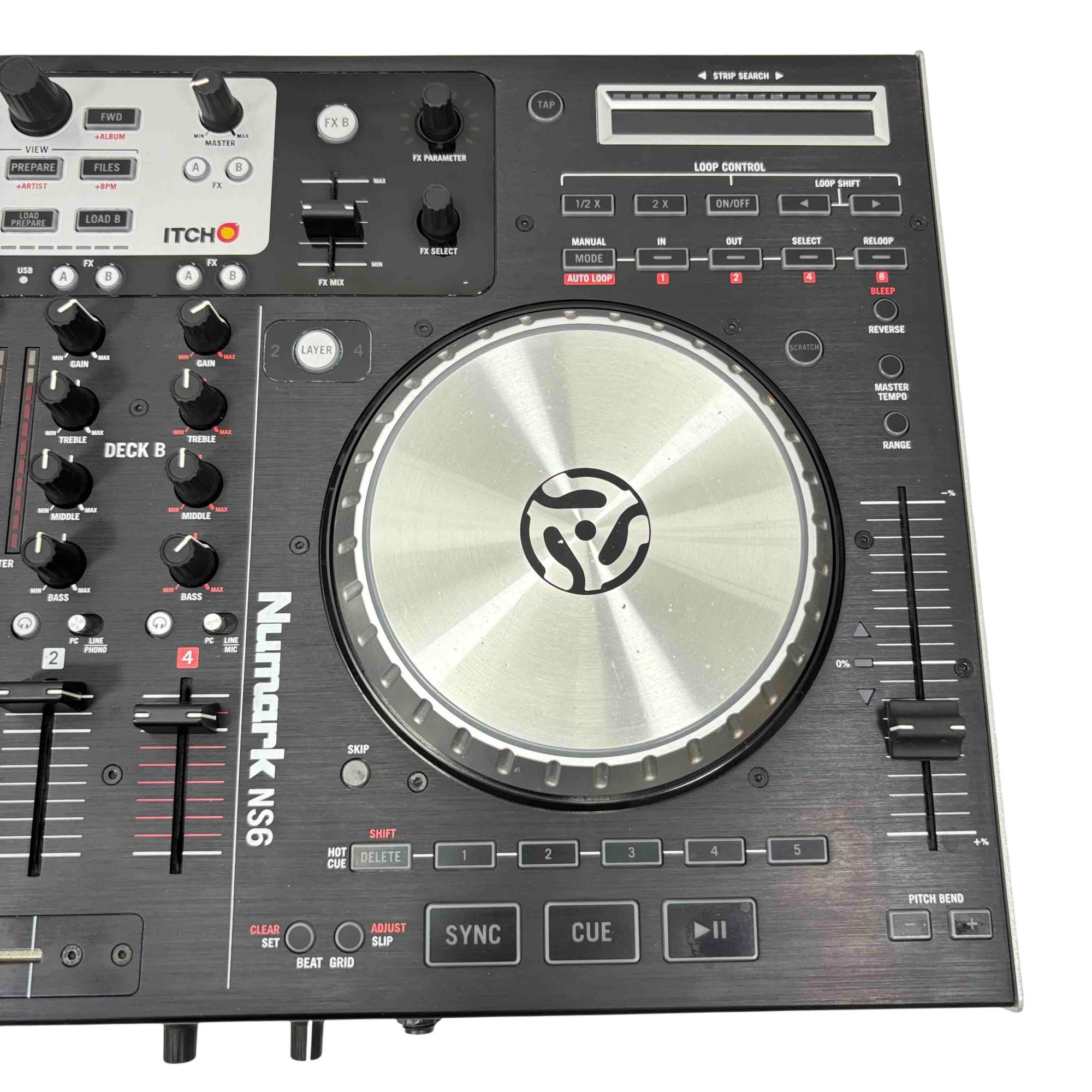 Numark NS6 4-Channel Digital DJ Controller - No Software