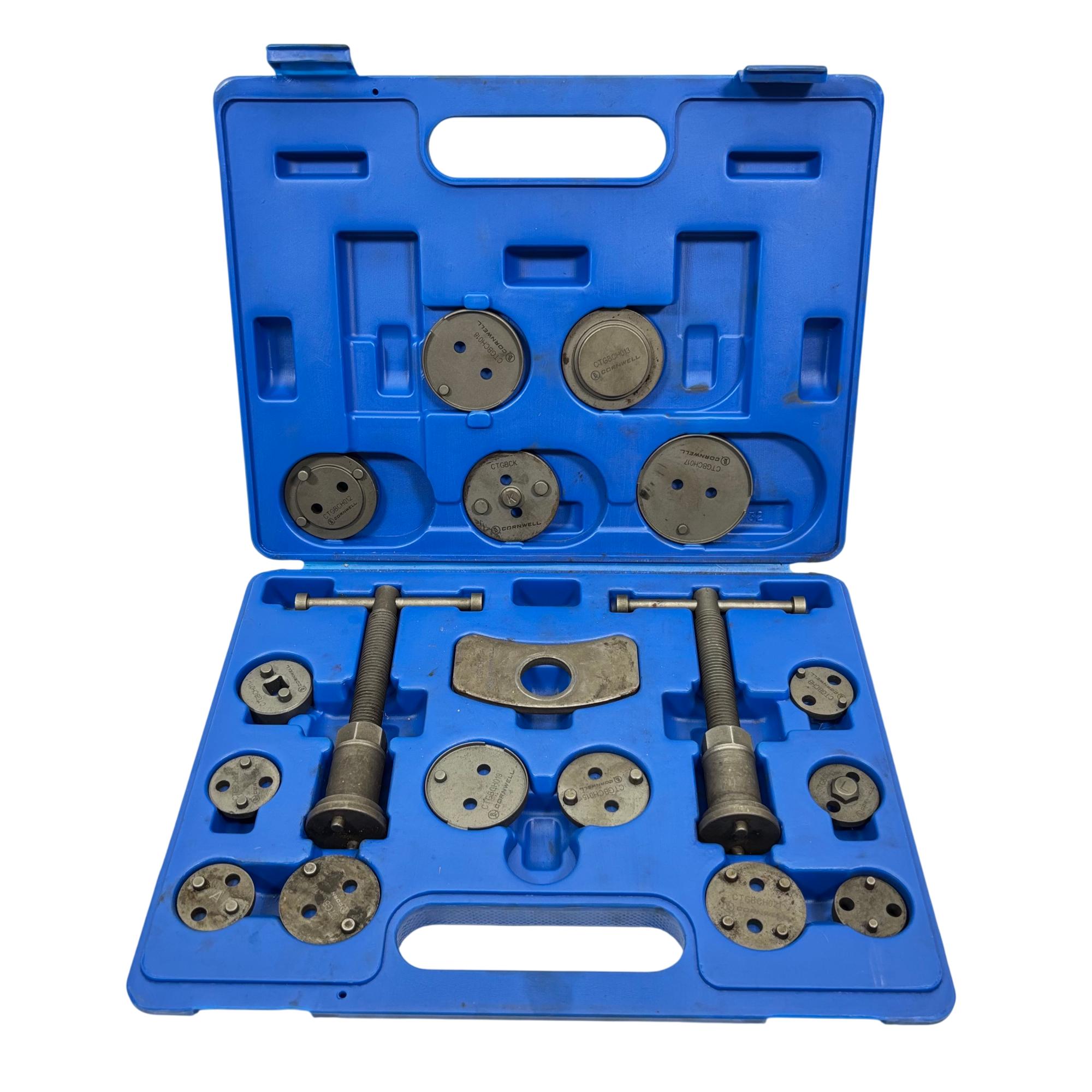 Cornwell Rethreading Set Cornwell CTGBC18 18-Piece Brake Caliper Piston Rewind Tool Set