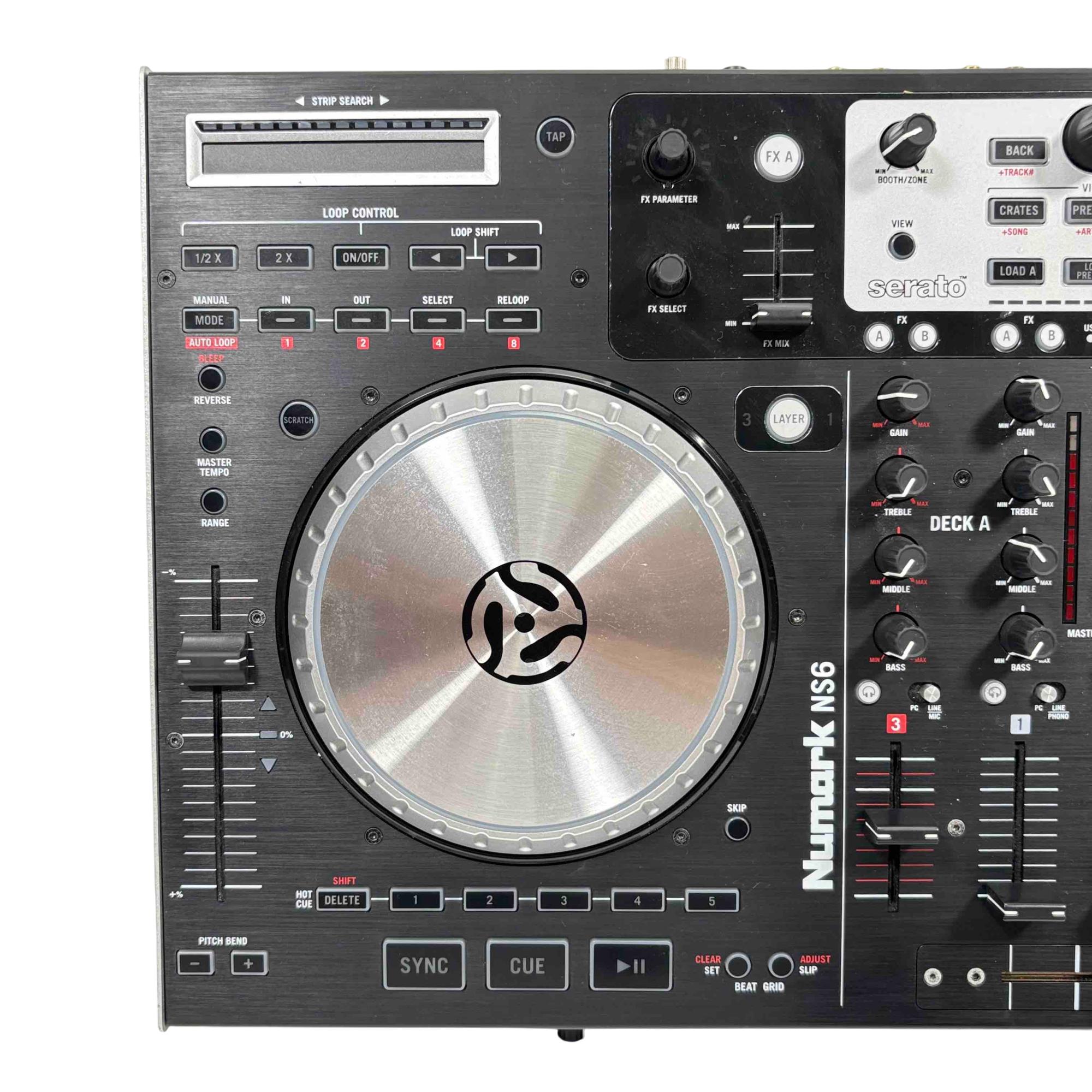 Numark NS6 4-Channel DJ Controller - Serato ITCH - No Software