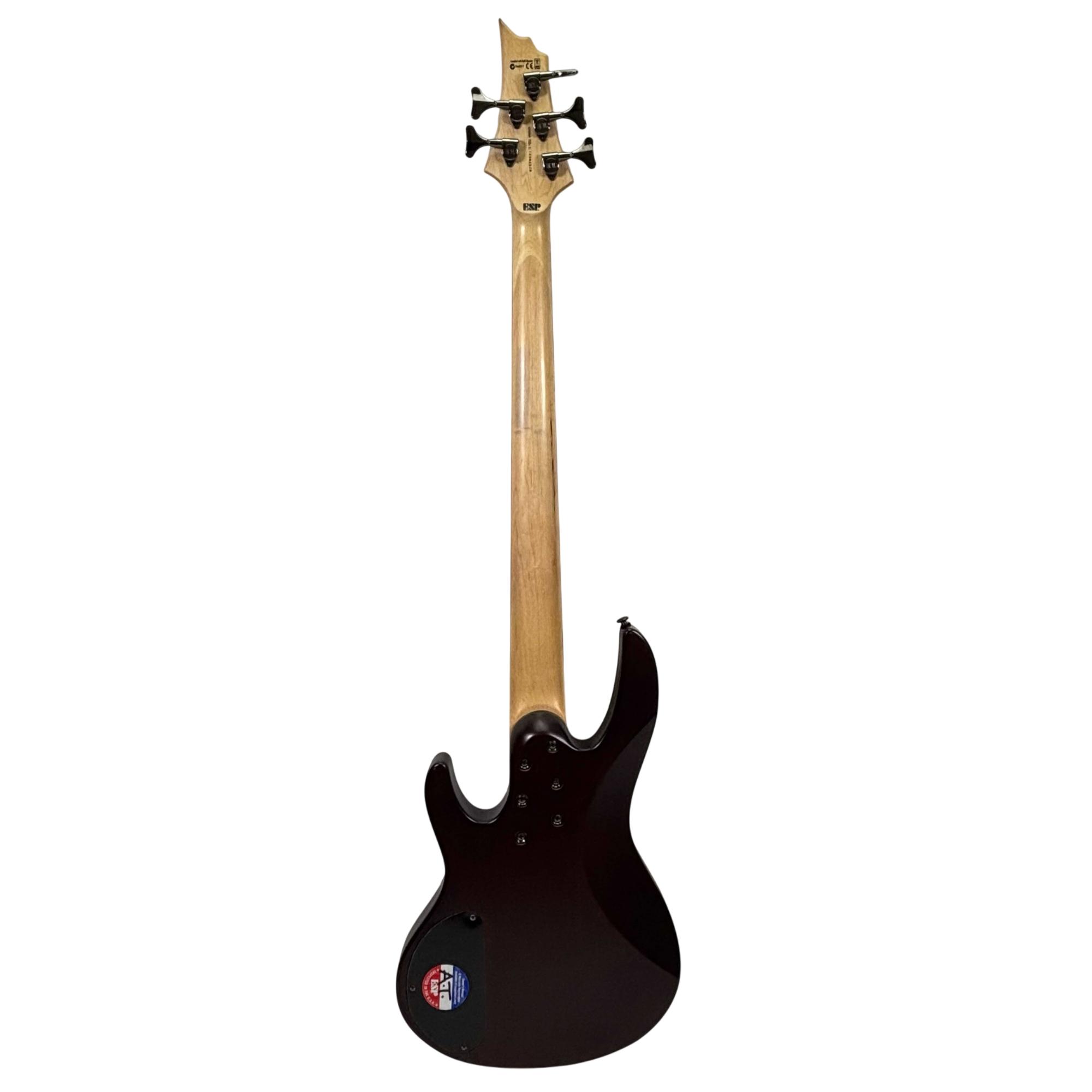 ESP LTD B-15 5-String RH Electric Bass Guitar - Black Satin