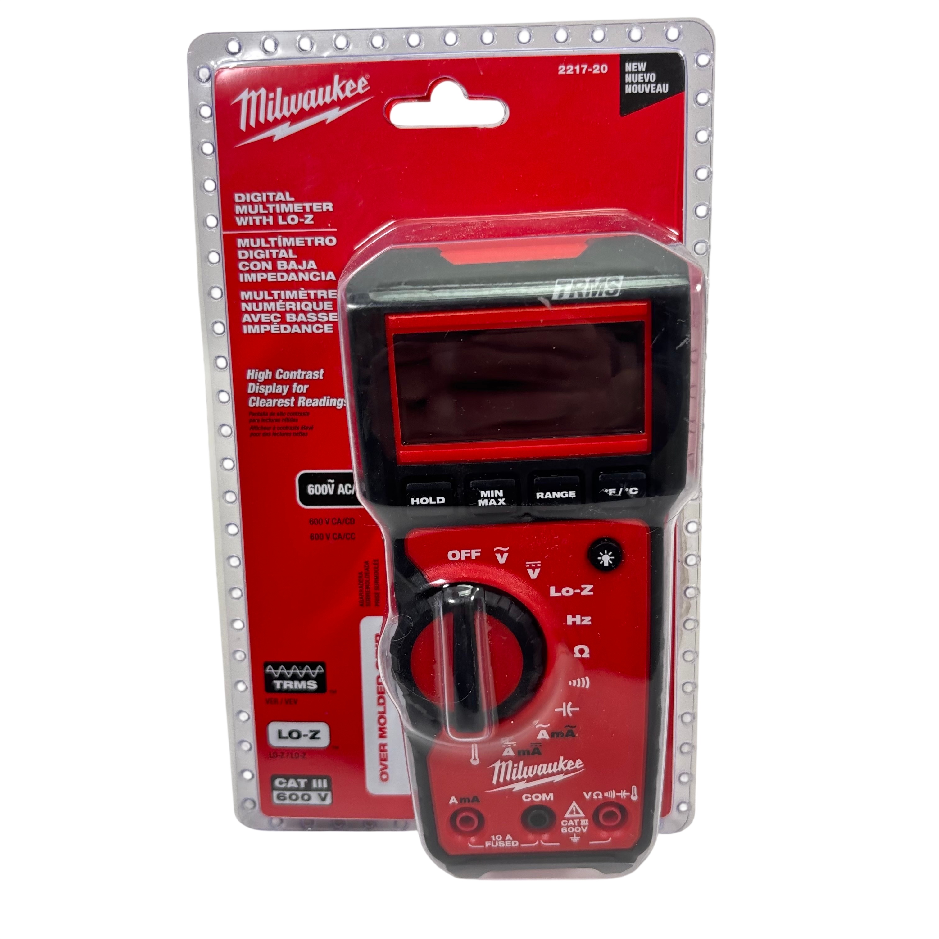 Milwaukee 2217-20 CAT III 600V True RMS Digital Multimeter