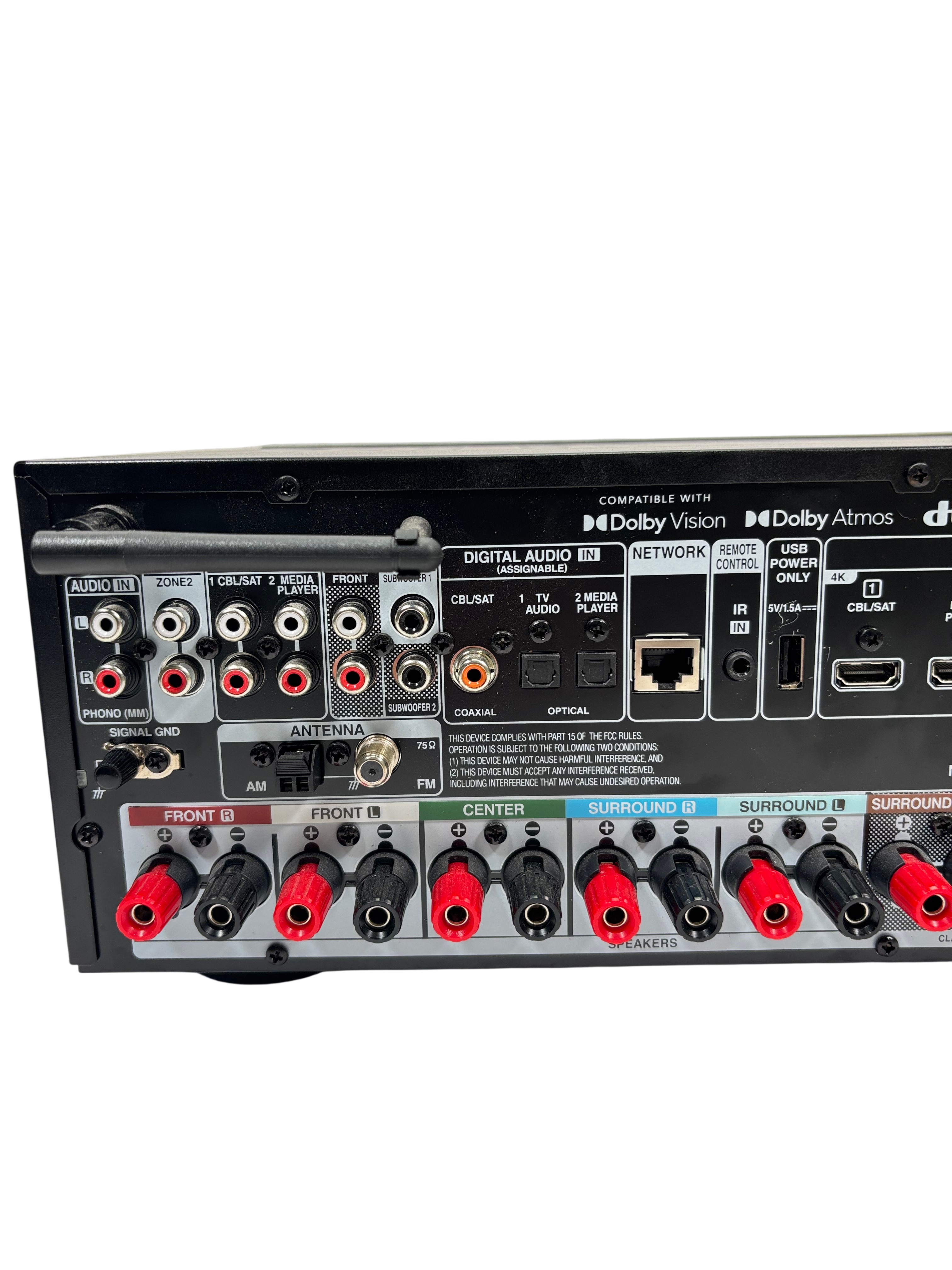 Denon AVR-X1800H 7.2 Channel 8K HDMI A/V Receiver