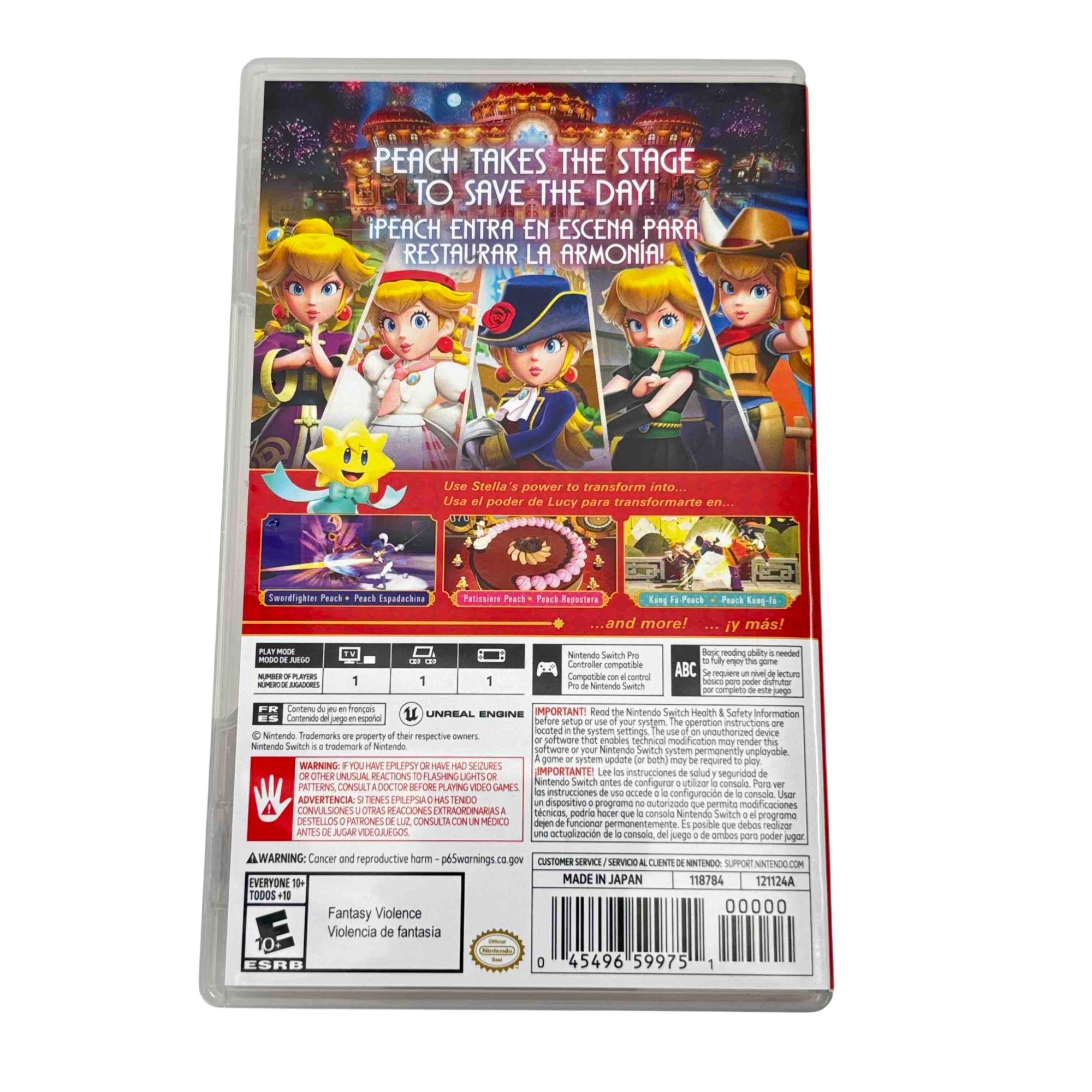 Nintendo Switch - Princess Peach Showtime! Game Cartridge