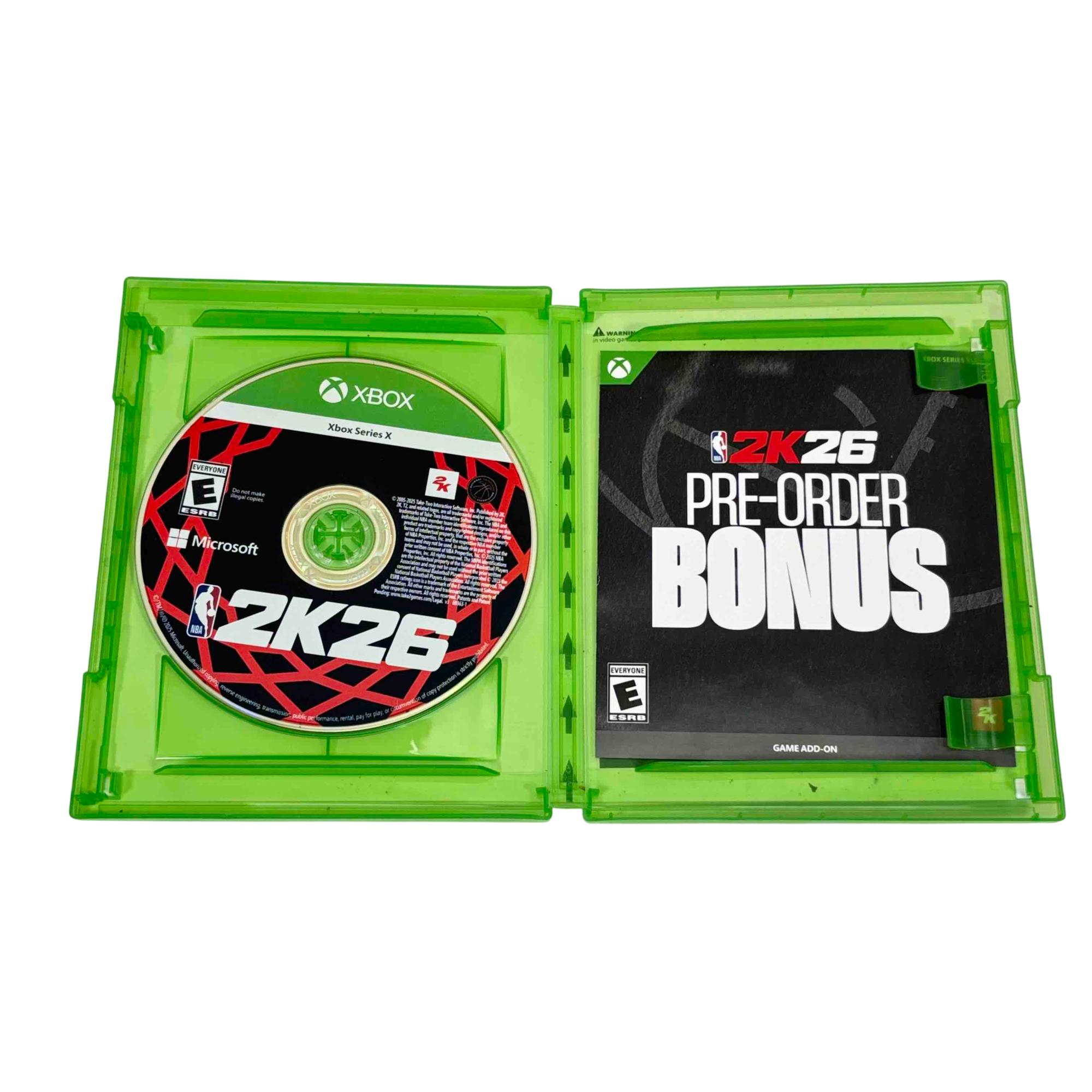 Microsoft Xbox X - NBA 2K26 Standard Edition Game Disc