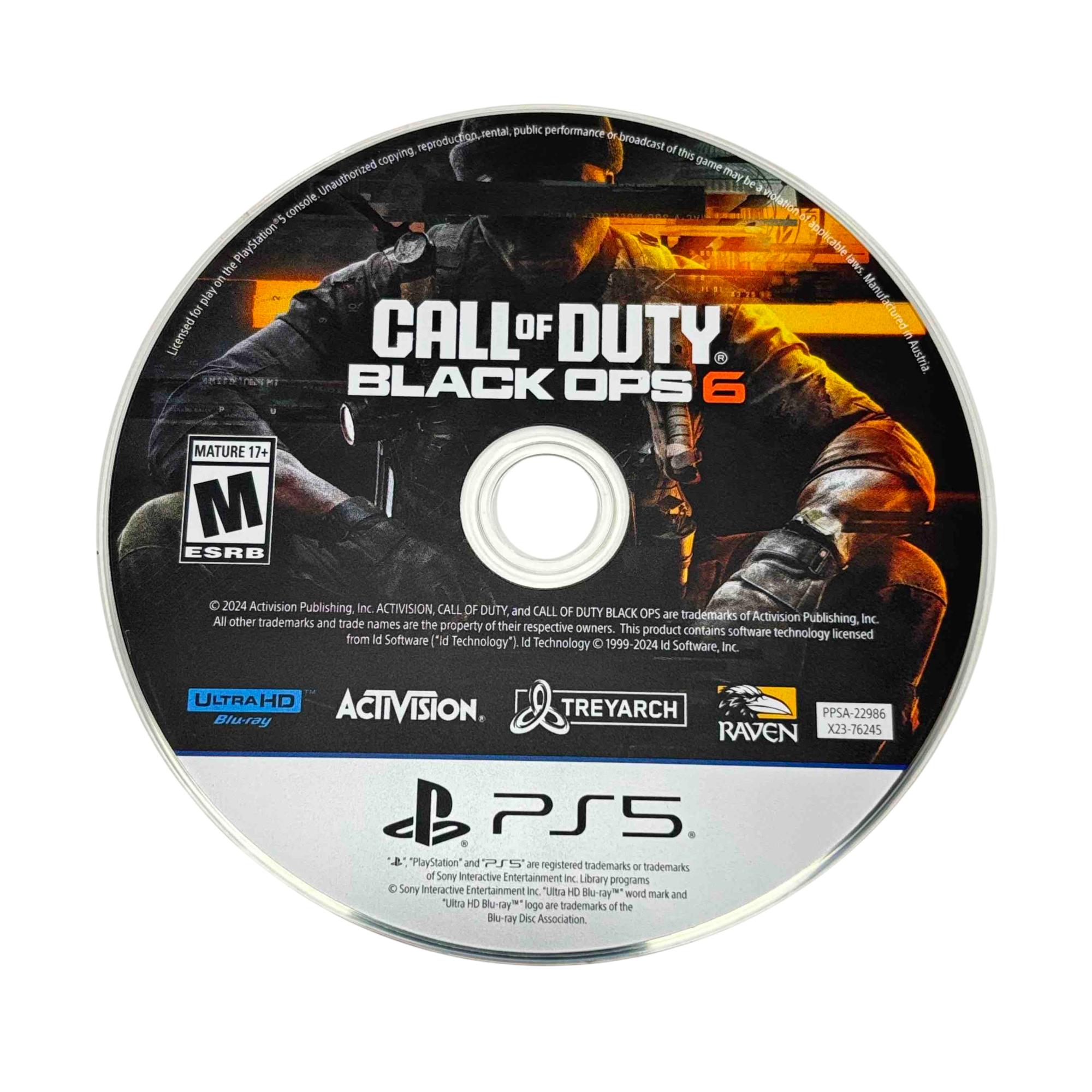 Sony PlayStation 5 - Call of Duty: Black Ops 6 Game Disk