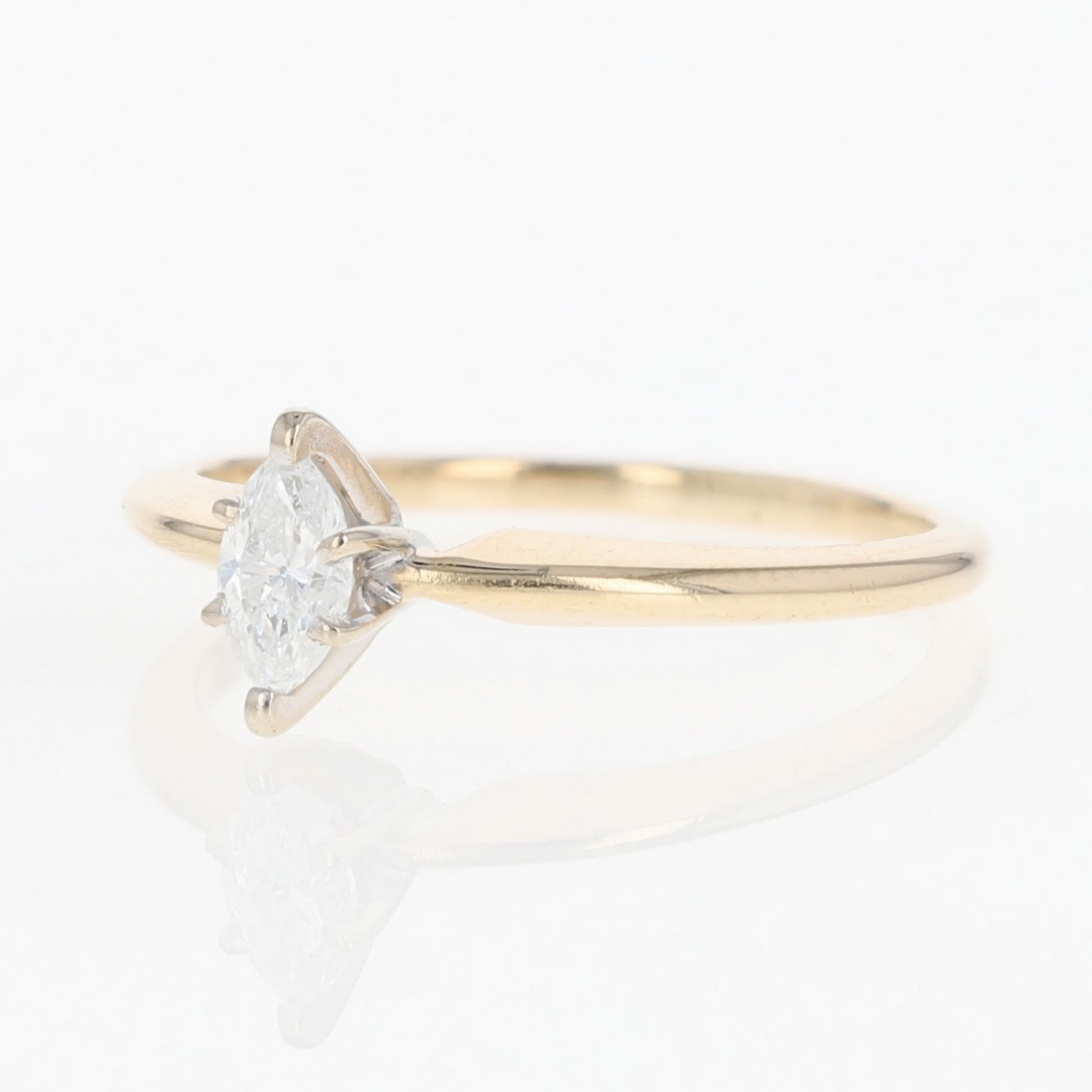 .22ct Marquise Cut Diamond Solitaire Engagement Ring 14k Yellow Gold ...