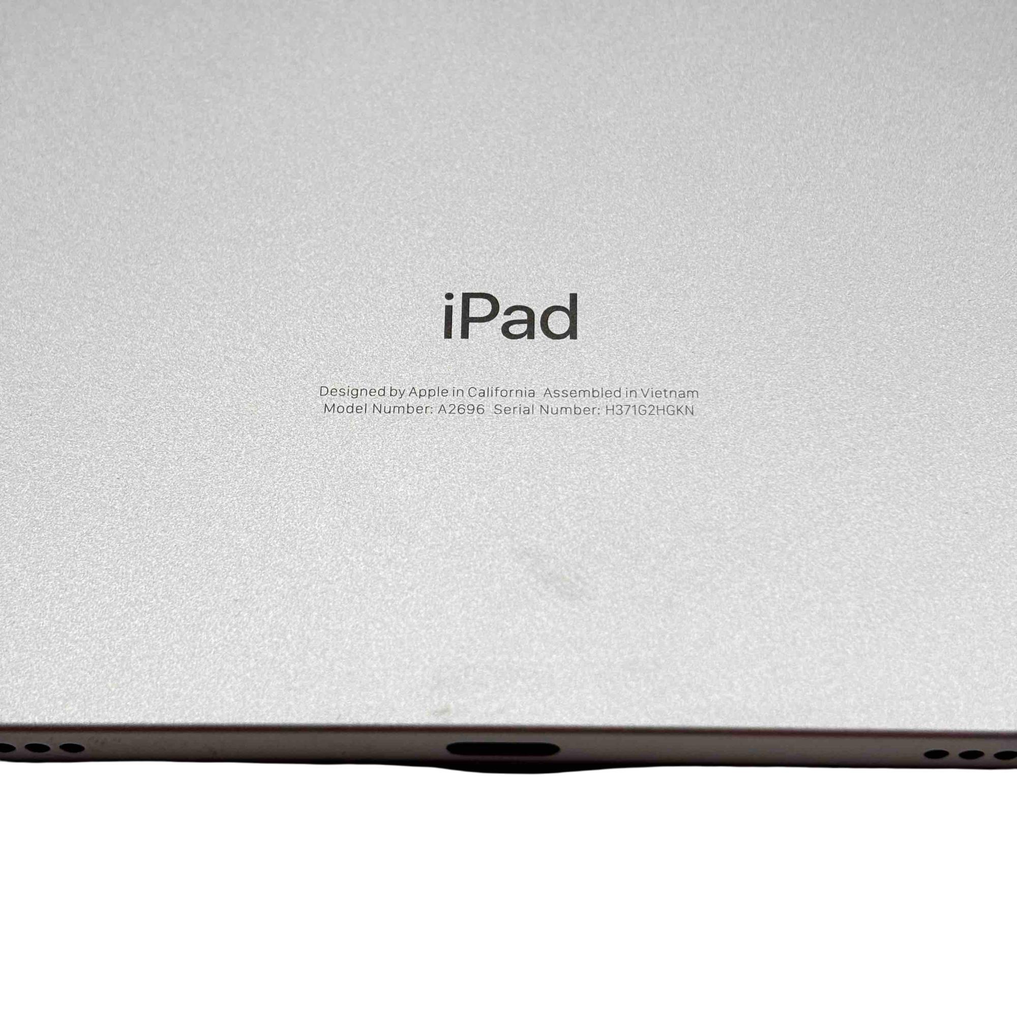 Apple iPad 10th Gen A2696 MPQ83LL/A 256GB 10.9