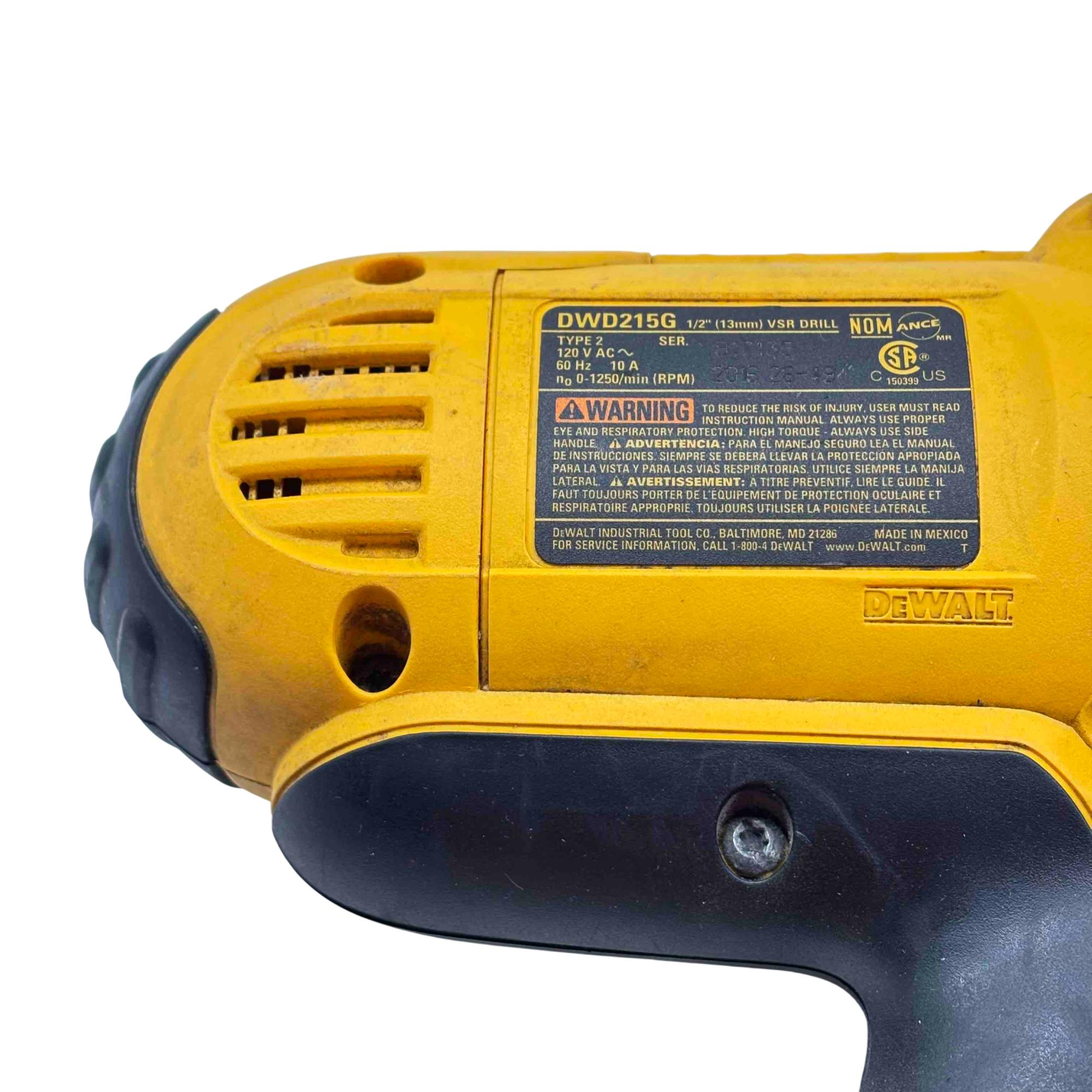 DeWalt DWD215G 1/2-Inch Heavy-Duty Corded Hammer Drill