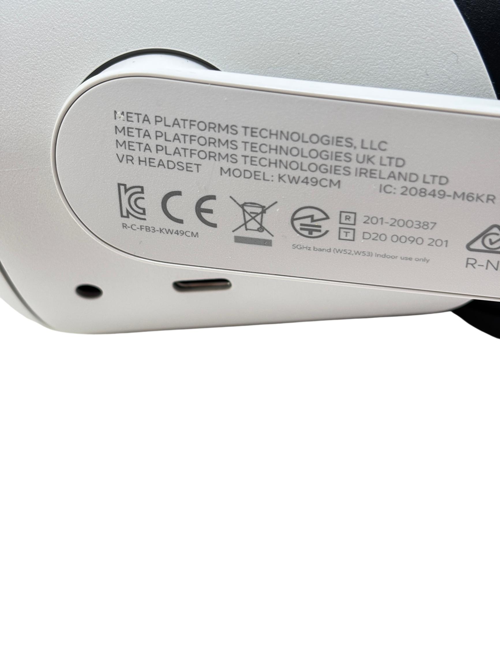 Meta Quest 2 KW49CM 64GB Virtual Reality Headset 5075