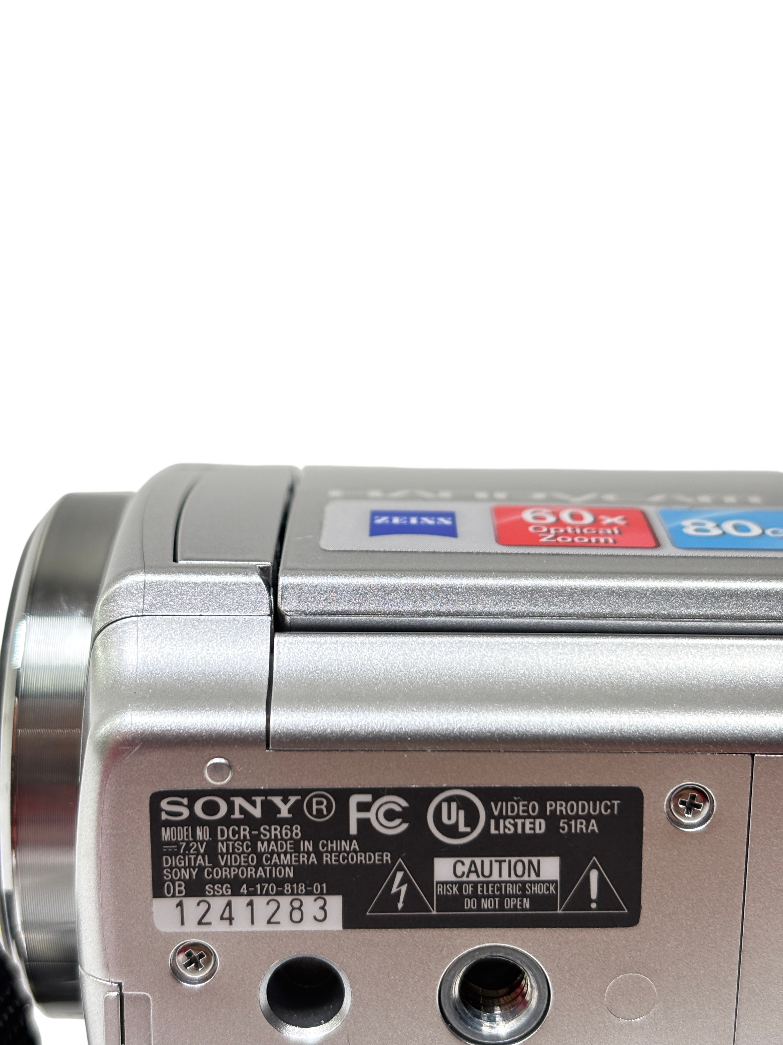 Sony DCR-SR68 80GB 60x Optical Zoom Digital Video Camcorder